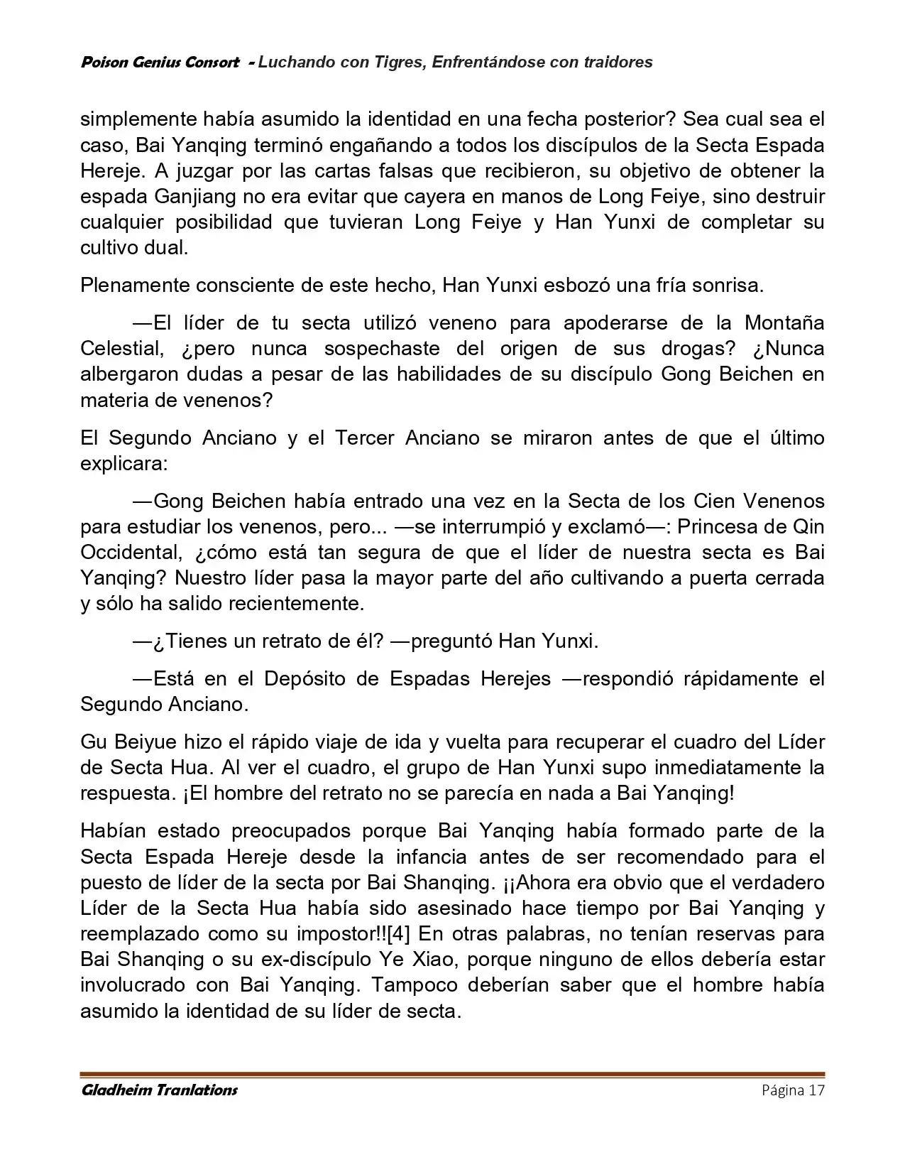 Poison Genious Consort (Novela) - Capítulo 420 - Página 17 - LectorTMOo