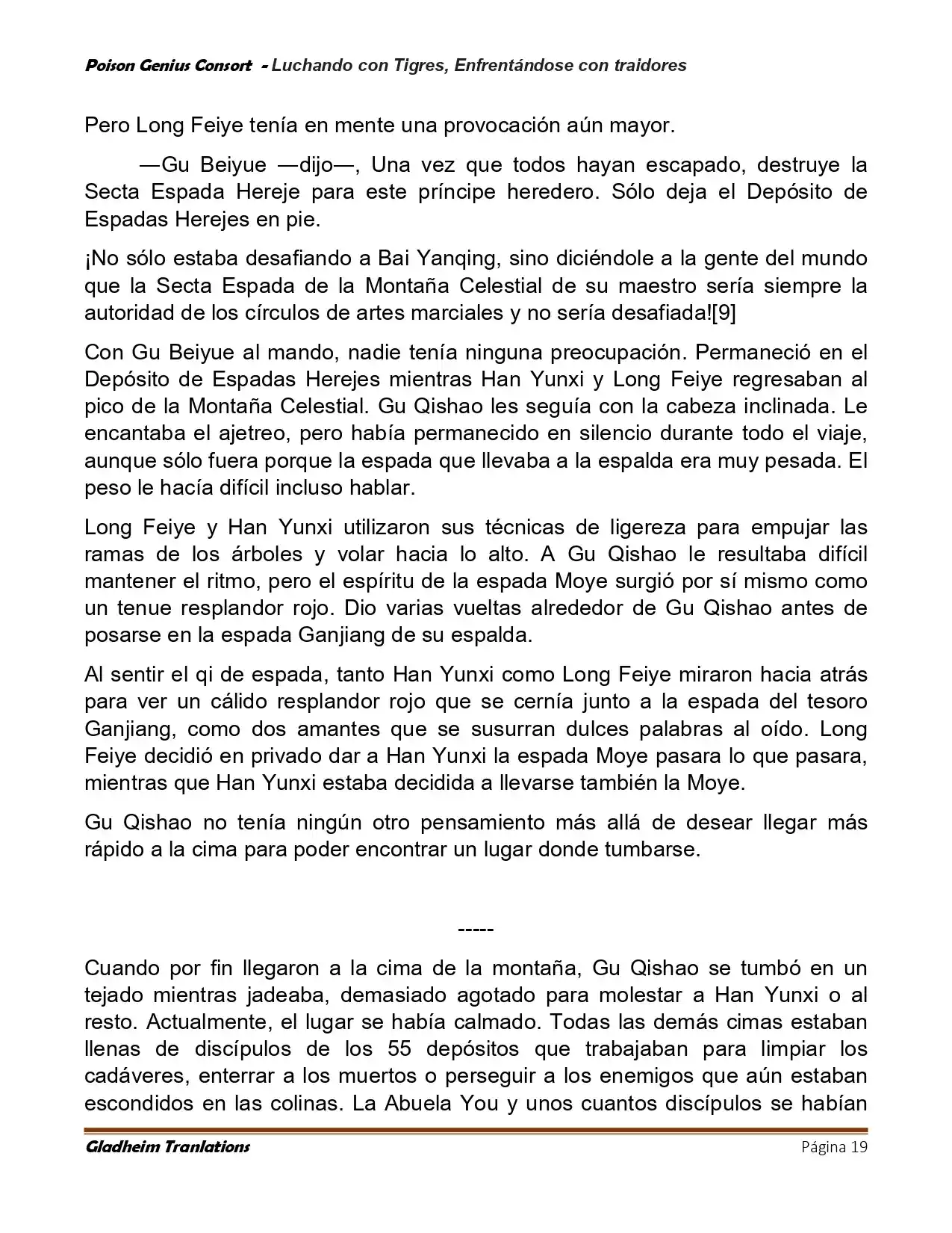 Poison Genious Consort (Novela) - Capítulo 420 - Página 19 - LectorTMOo