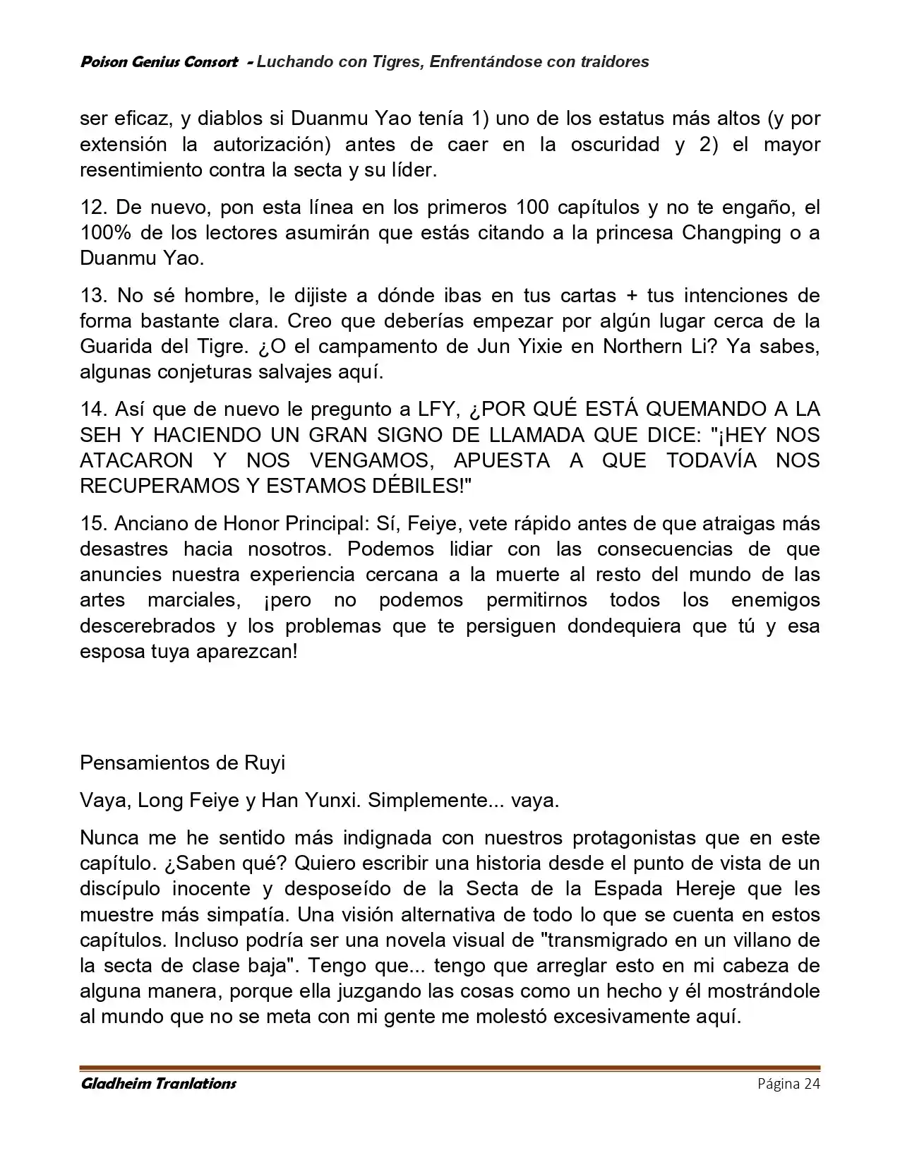 Poison Genious Consort (Novela) - Capítulo 420 - Página 24 - LectorTMOo