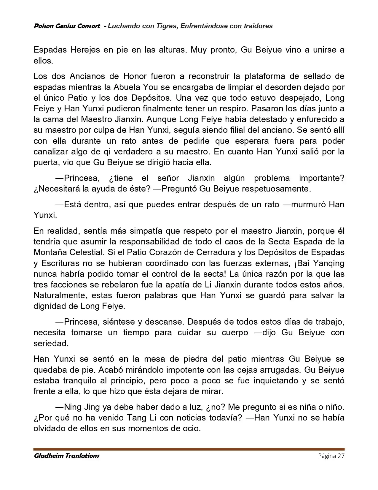 Poison Genious Consort (Novela) - Capítulo 420 - Página 27 - LectorTMOo