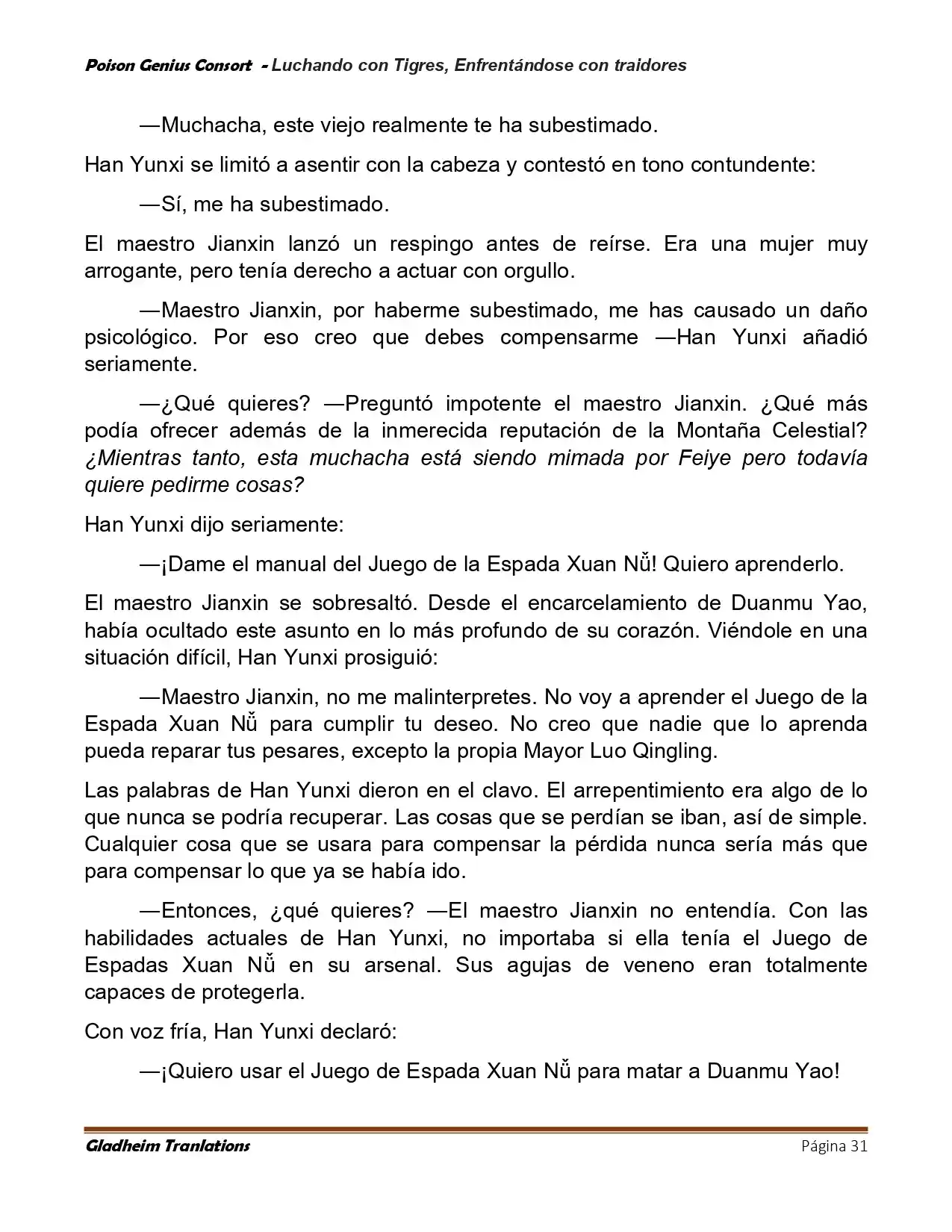 Poison Genious Consort (Novela) - Capítulo 420 - Página 31 - LectorTMOo