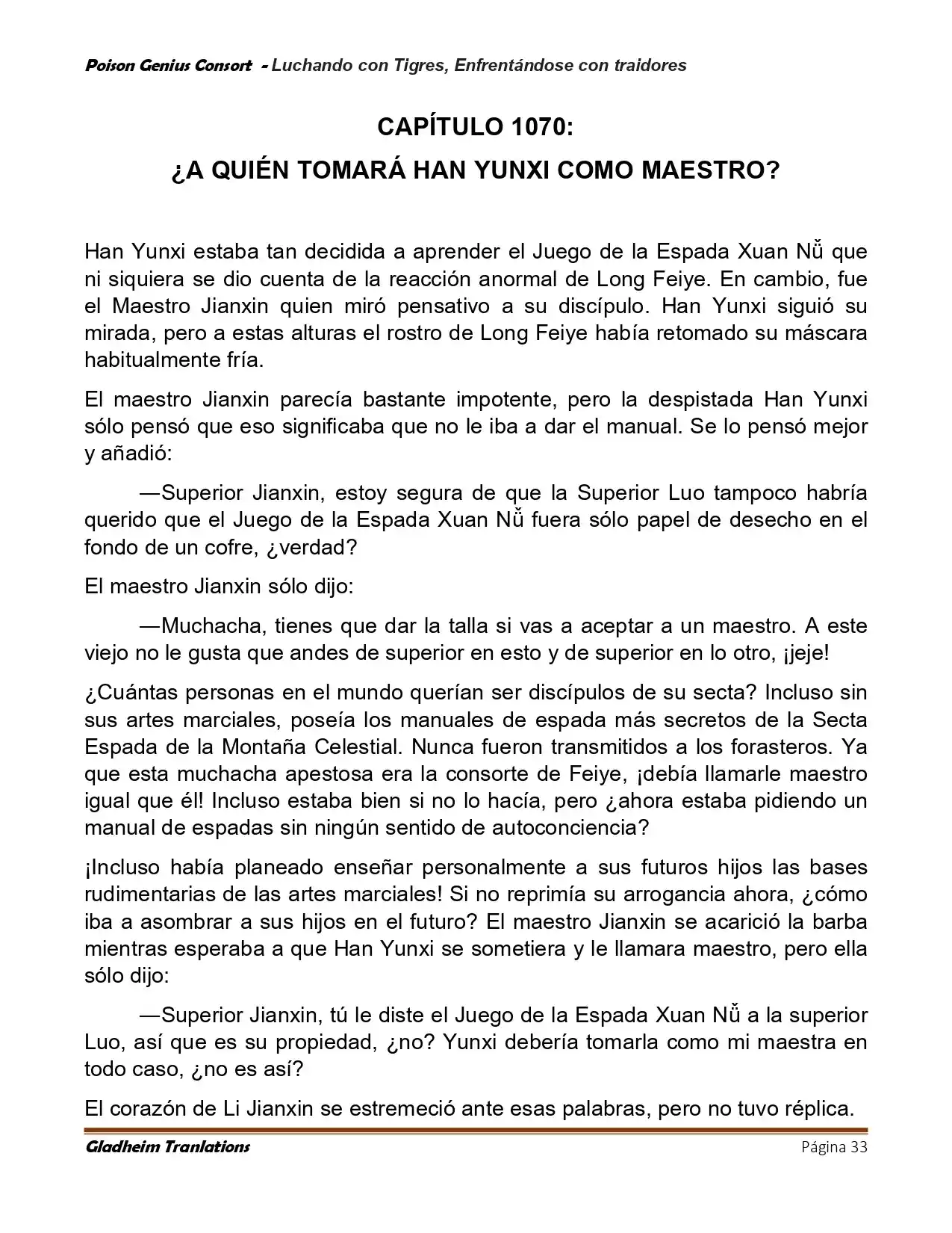 Poison Genious Consort (Novela) - Capítulo 420 - Página 33 - LectorTMOo