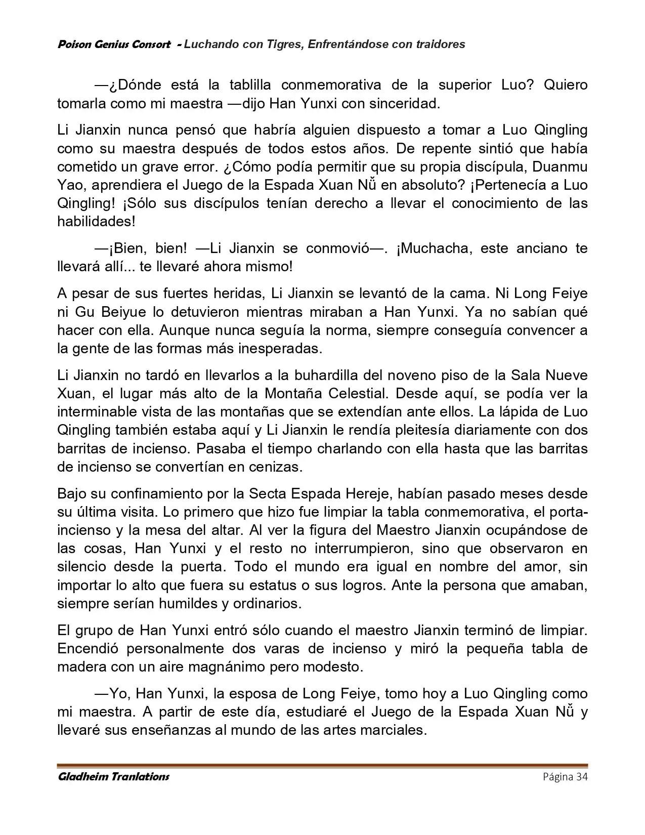 Poison Genious Consort (Novela) - Capítulo 420 - Página 34 - LectorTMOo