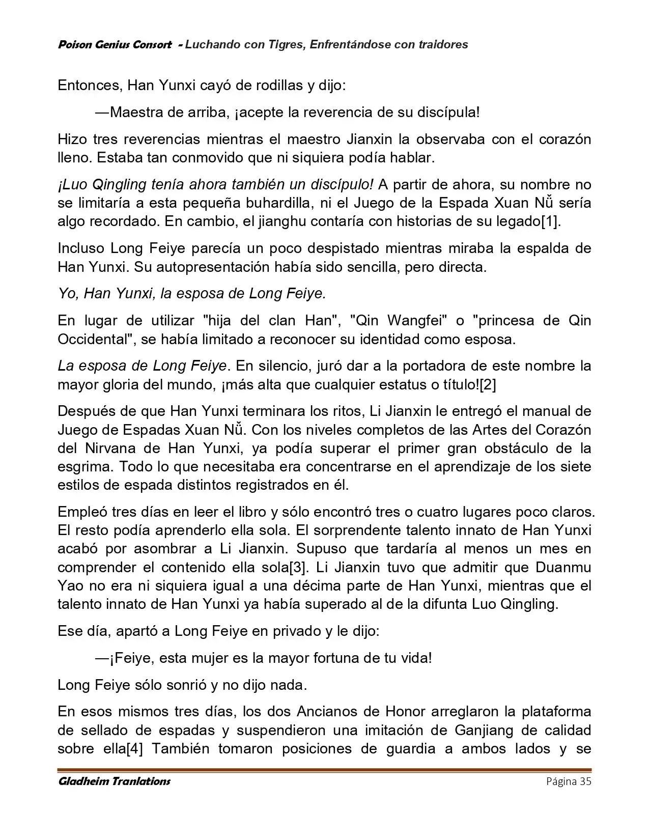 Poison Genious Consort (Novela) - Capítulo 420 - Página 35 - LectorTMOo