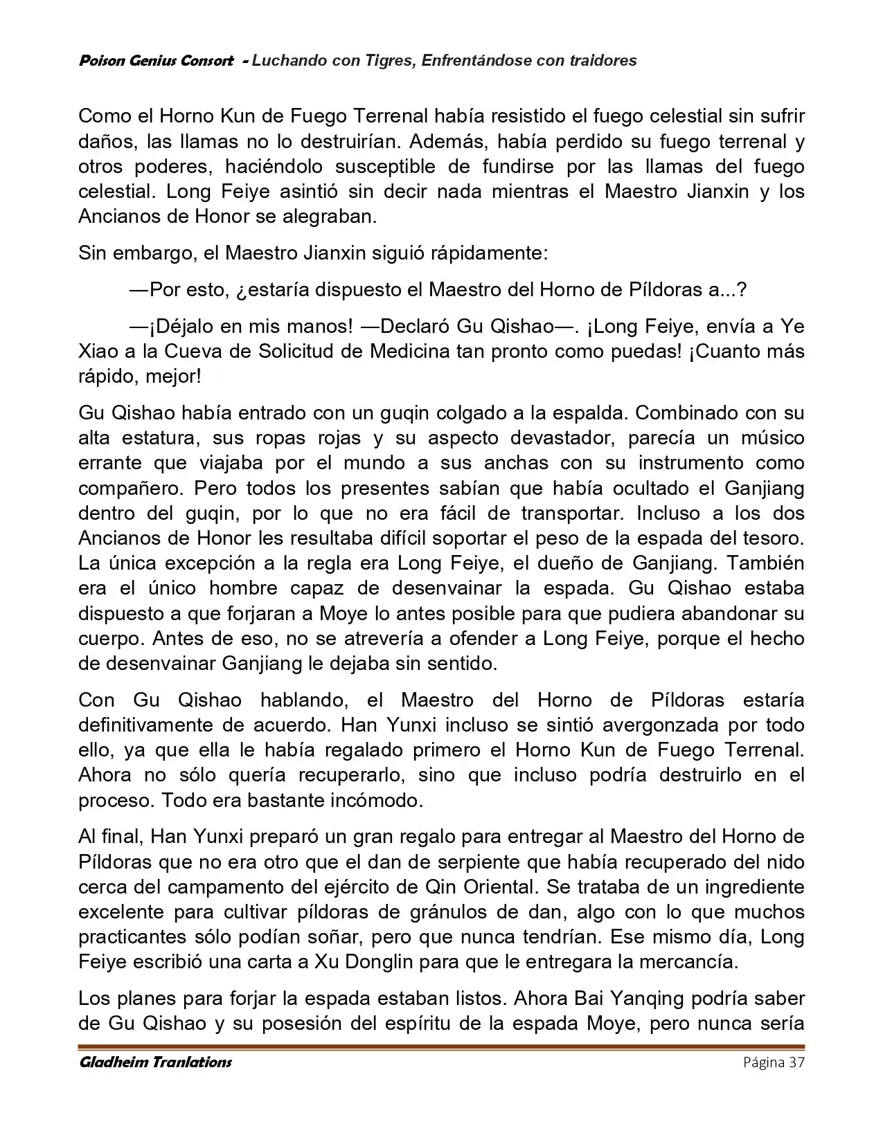 Poison Genious Consort (Novela) - Capítulo 420 - Página 37 - LectorTMOo