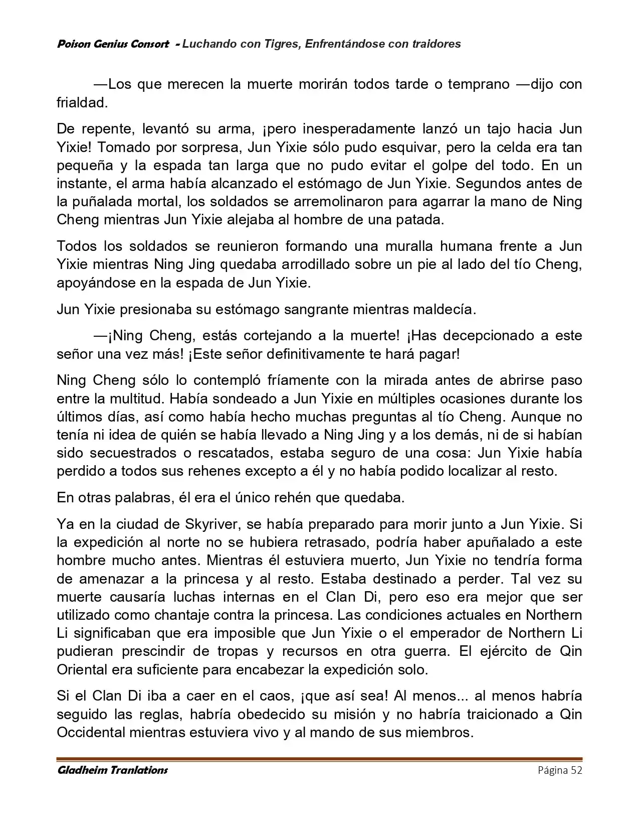 Poison Genious Consort (Novela) - Capítulo 420 - Página 52 - LectorTMOo