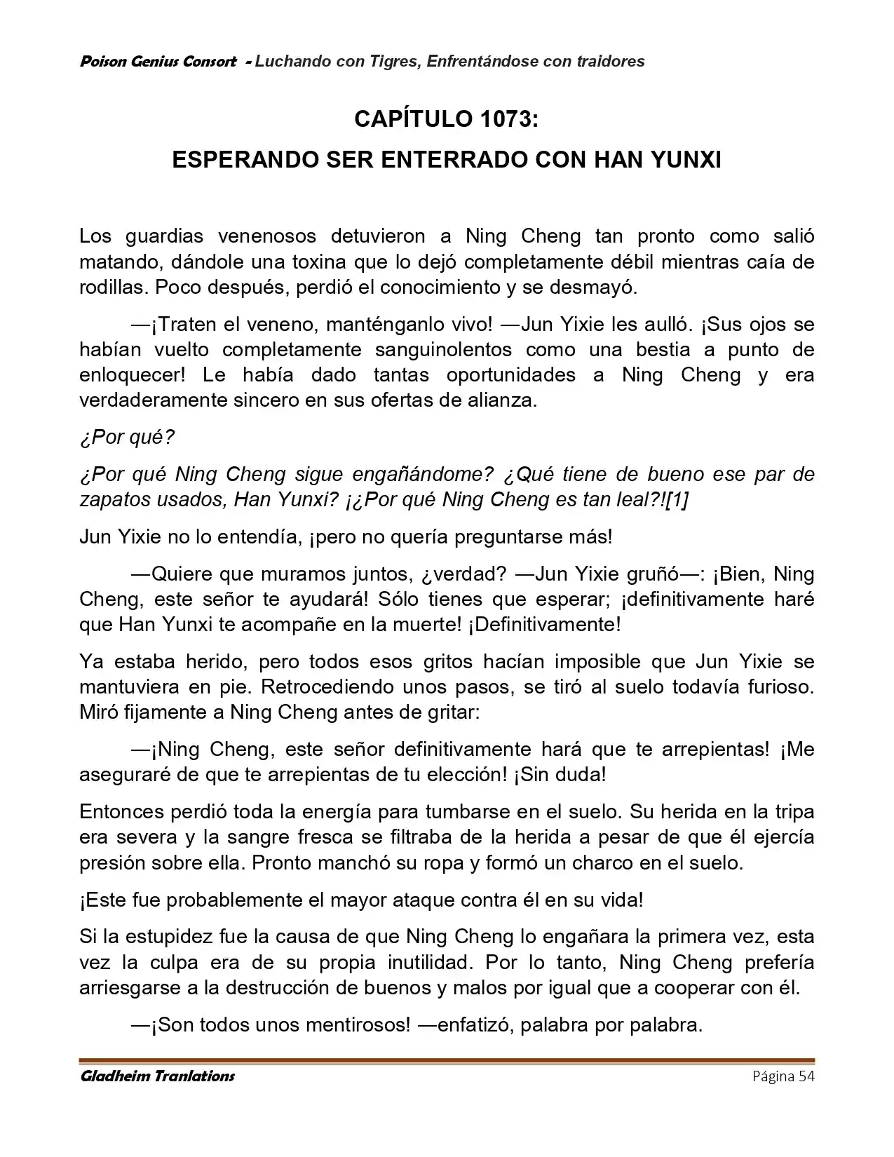 Poison Genious Consort (Novela) - Capítulo 420 - Página 54 - LectorTMOo