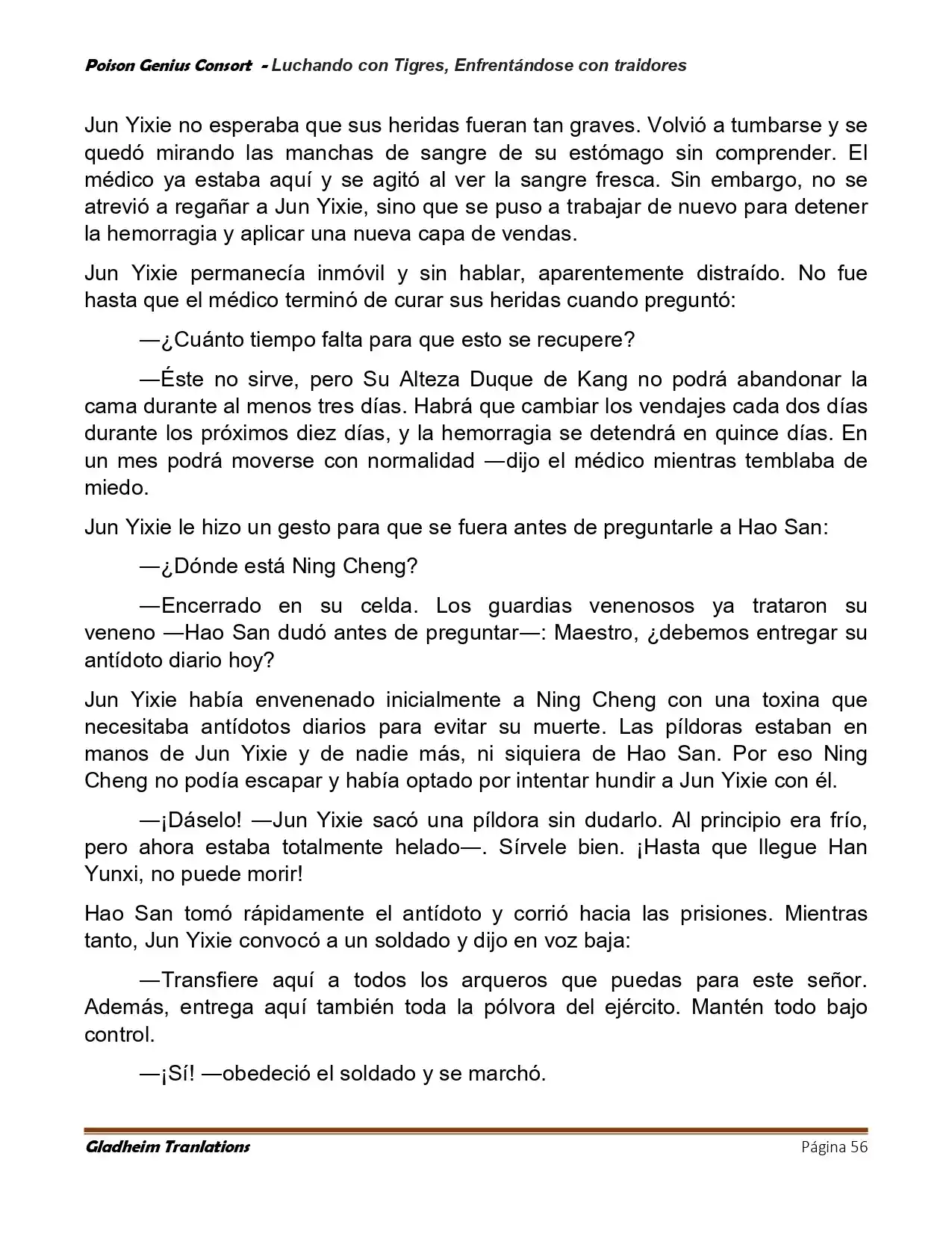 Poison Genious Consort (Novela) - Capítulo 420 - Página 56 - LectorTMOo