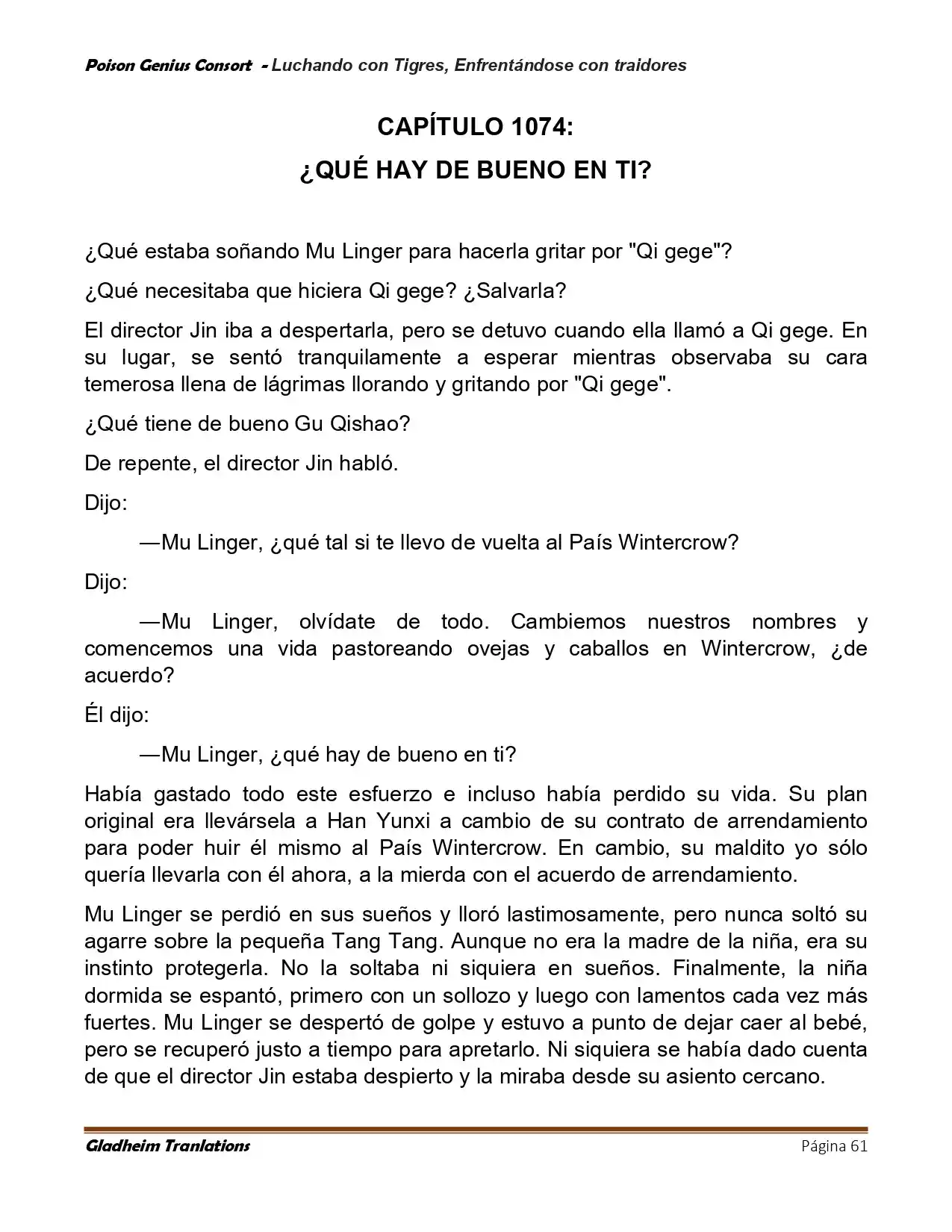 Poison Genious Consort (Novela) - Capítulo 420 - Página 61 - LectorTMOo