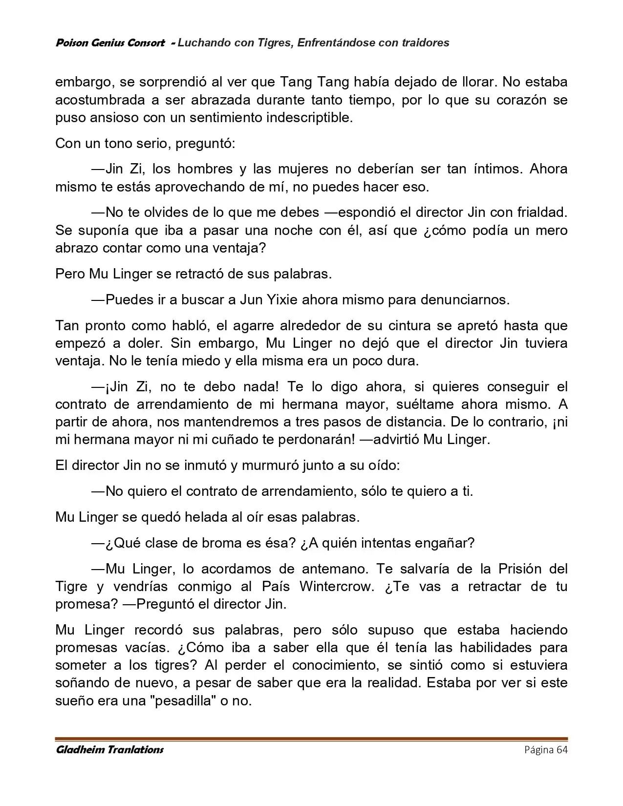 Poison Genious Consort (Novela) - Capítulo 420 - Página 64 - LectorTMOo