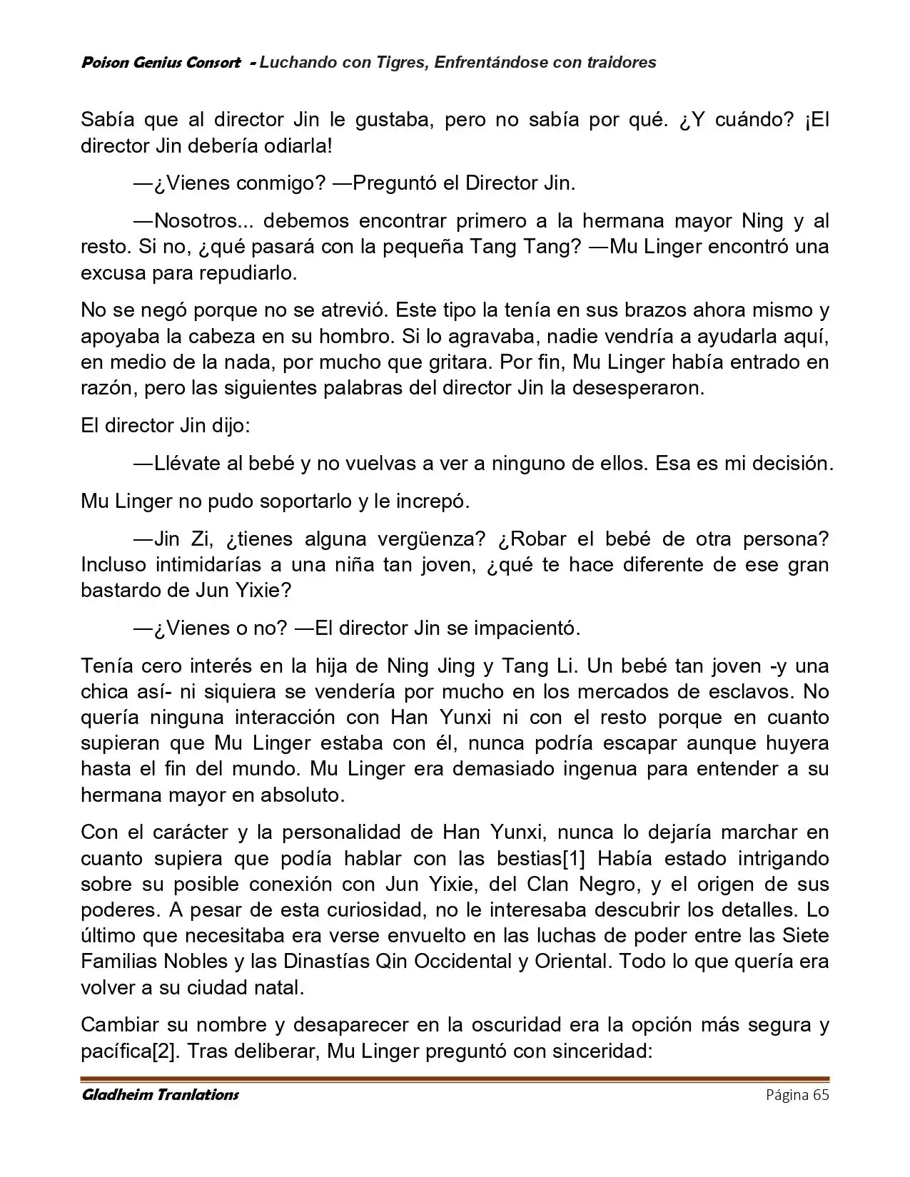 Poison Genious Consort (Novela) - Capítulo 420 - Página 65 - LectorTMOo