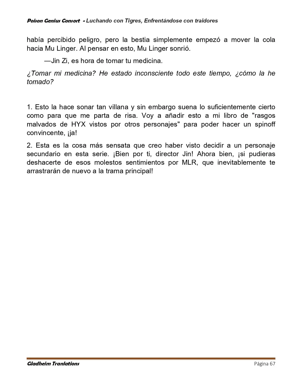 Poison Genious Consort (Novela) - Capítulo 420 - Página 67 - LectorTMOo