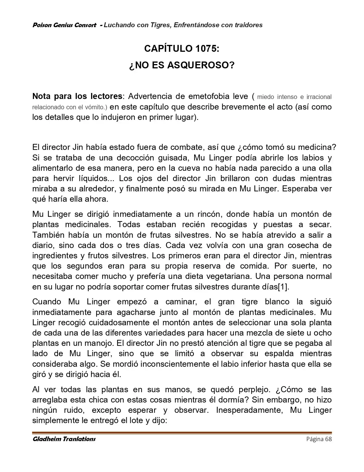 Poison Genious Consort (Novela) - Capítulo 420 - Página 68 - LectorTMOo