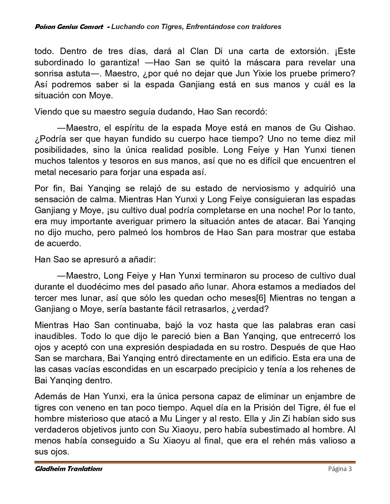 Poison Genious Consort (Novela) - Capítulo 421 - Página 3 - LectorTMOo