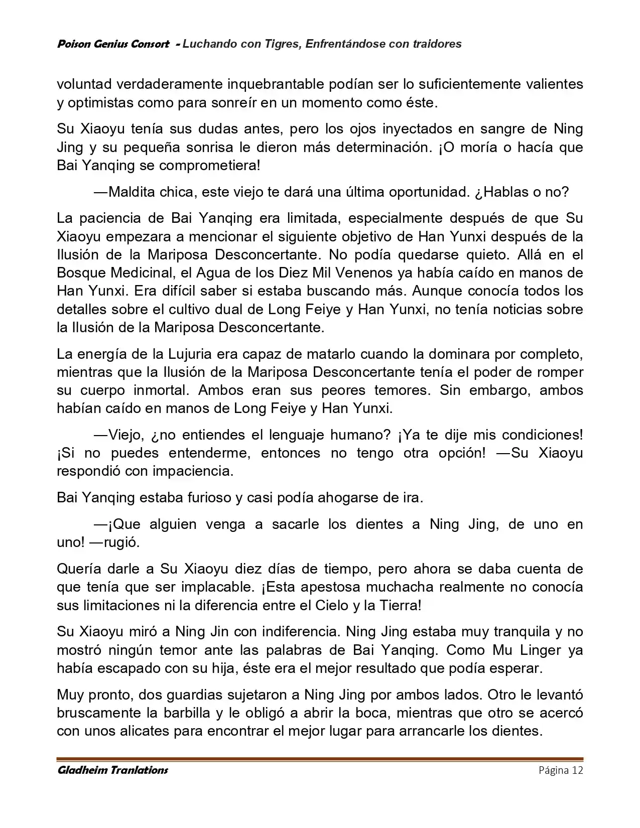 Poison Genious Consort (Novela) - Capítulo 421 - Página 12 - LectorTMOo