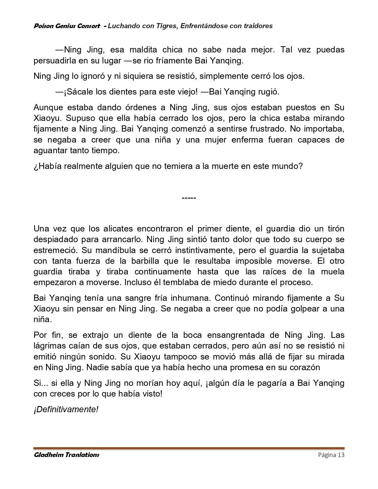 Poison Genious Consort (Novela) - Capítulo 421 - Página 13 - LectorTMOo
