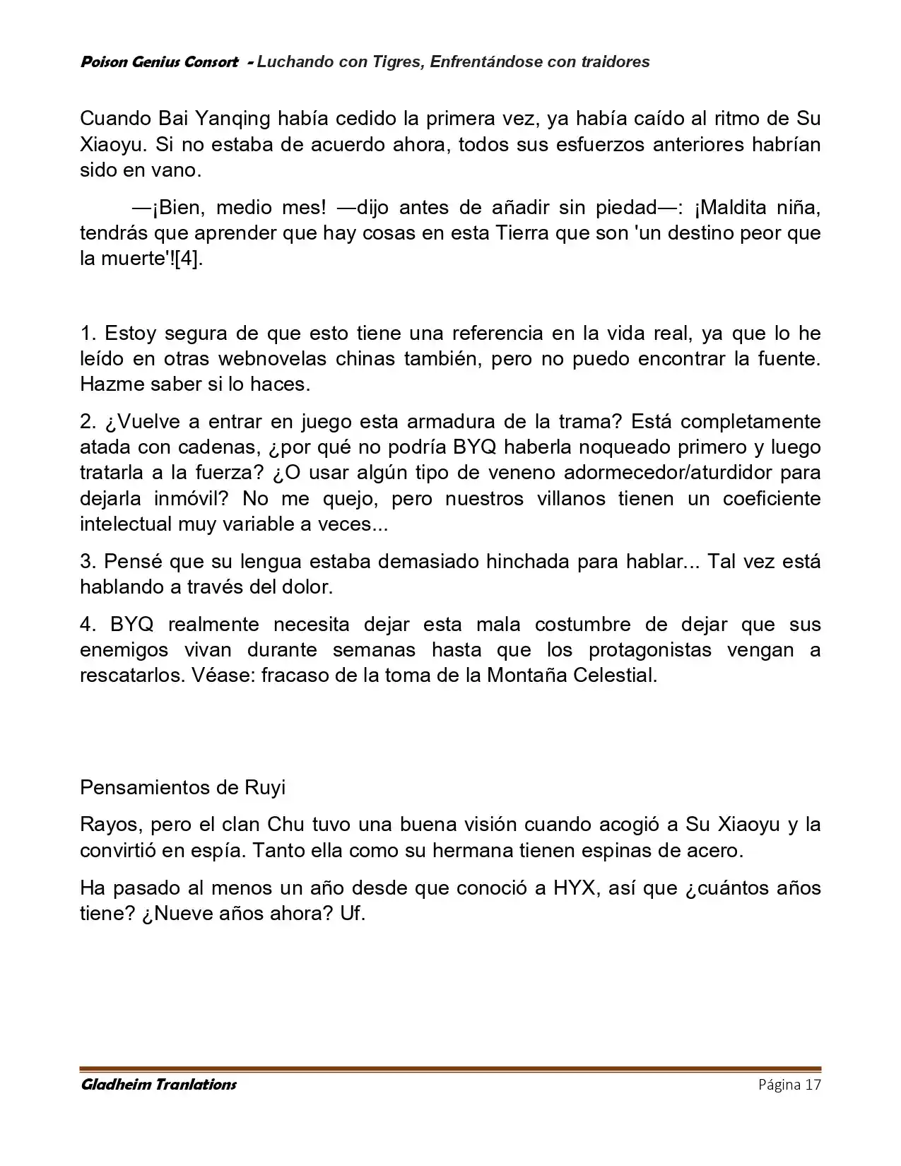 Poison Genious Consort (Novela) - Capítulo 421 - Página 17 - LectorTMOo