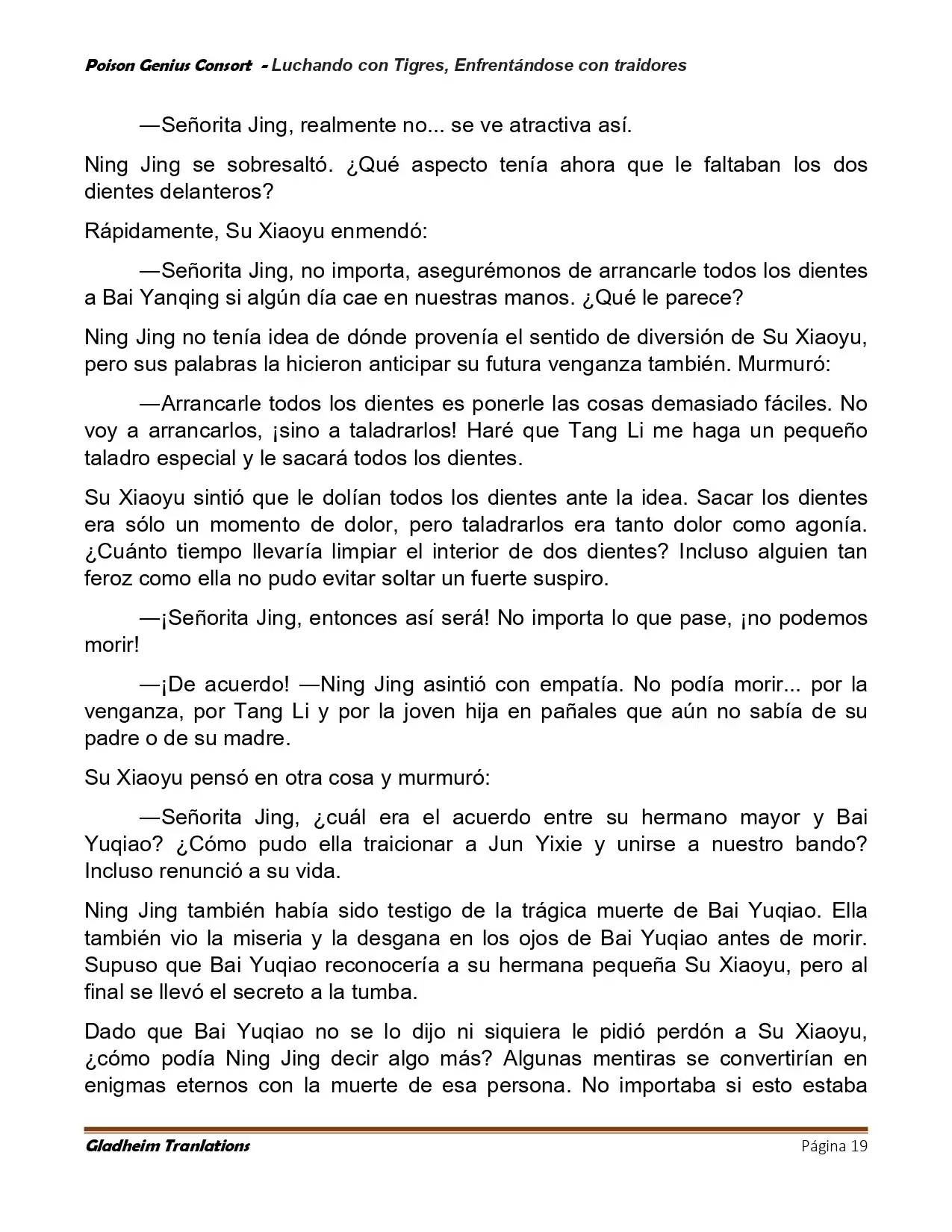 Poison Genious Consort (Novela) - Capítulo 421 - Página 19 - LectorTMOo