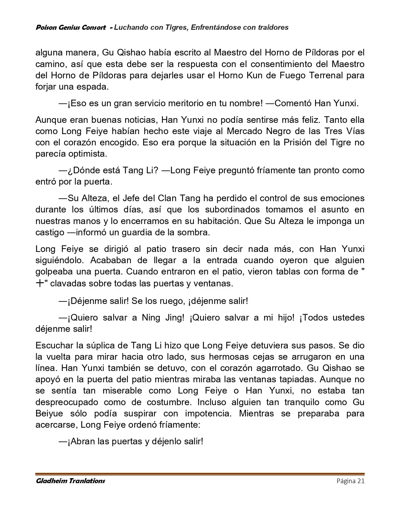 Poison Genious Consort (Novela) - Capítulo 421 - Página 21 - LectorTMOo