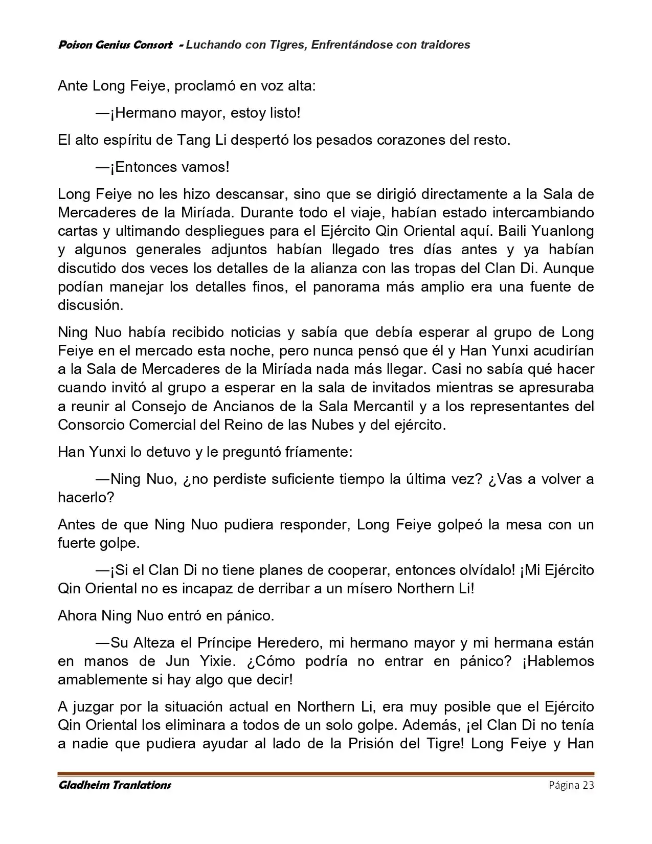 Poison Genious Consort (Novela) - Capítulo 421 - Página 23 - LectorTMOo