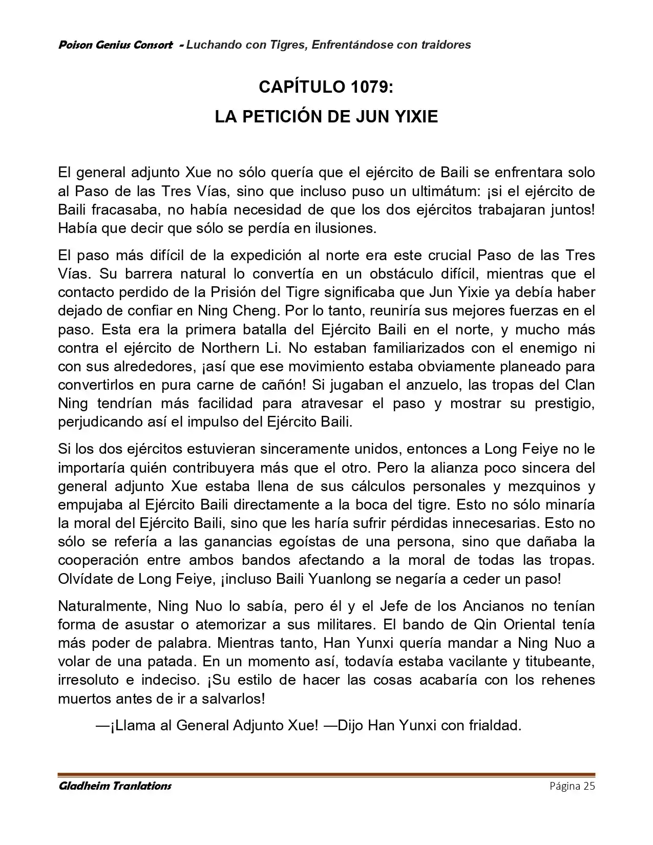 Poison Genious Consort (Novela) - Capítulo 421 - Página 25 - LectorTMOo