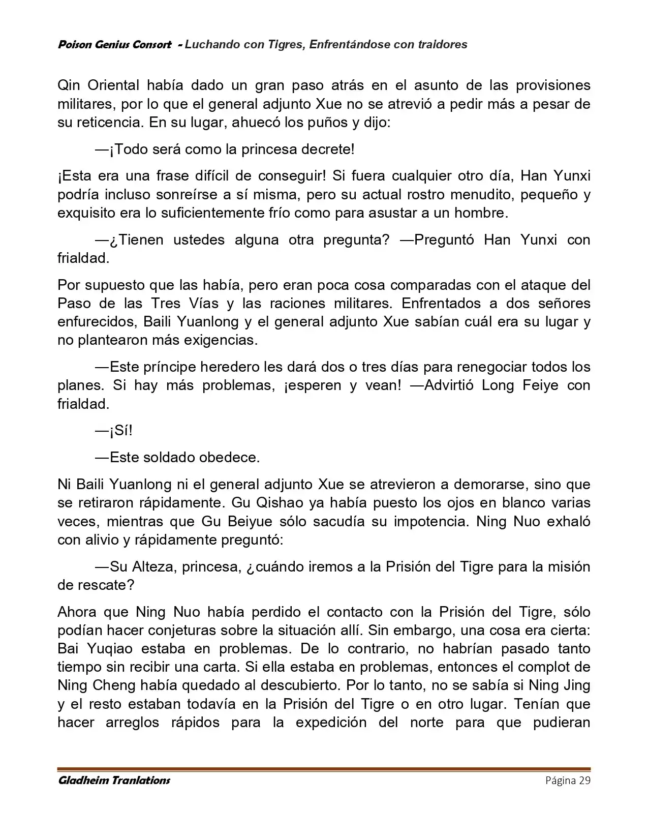 Poison Genious Consort (Novela) - Capítulo 421 - Página 29 - LectorTMOo
