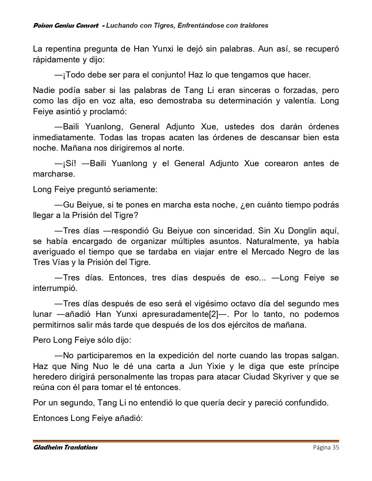 Poison Genious Consort (Novela) - Capítulo 421 - Página 35 - LectorTMOo
