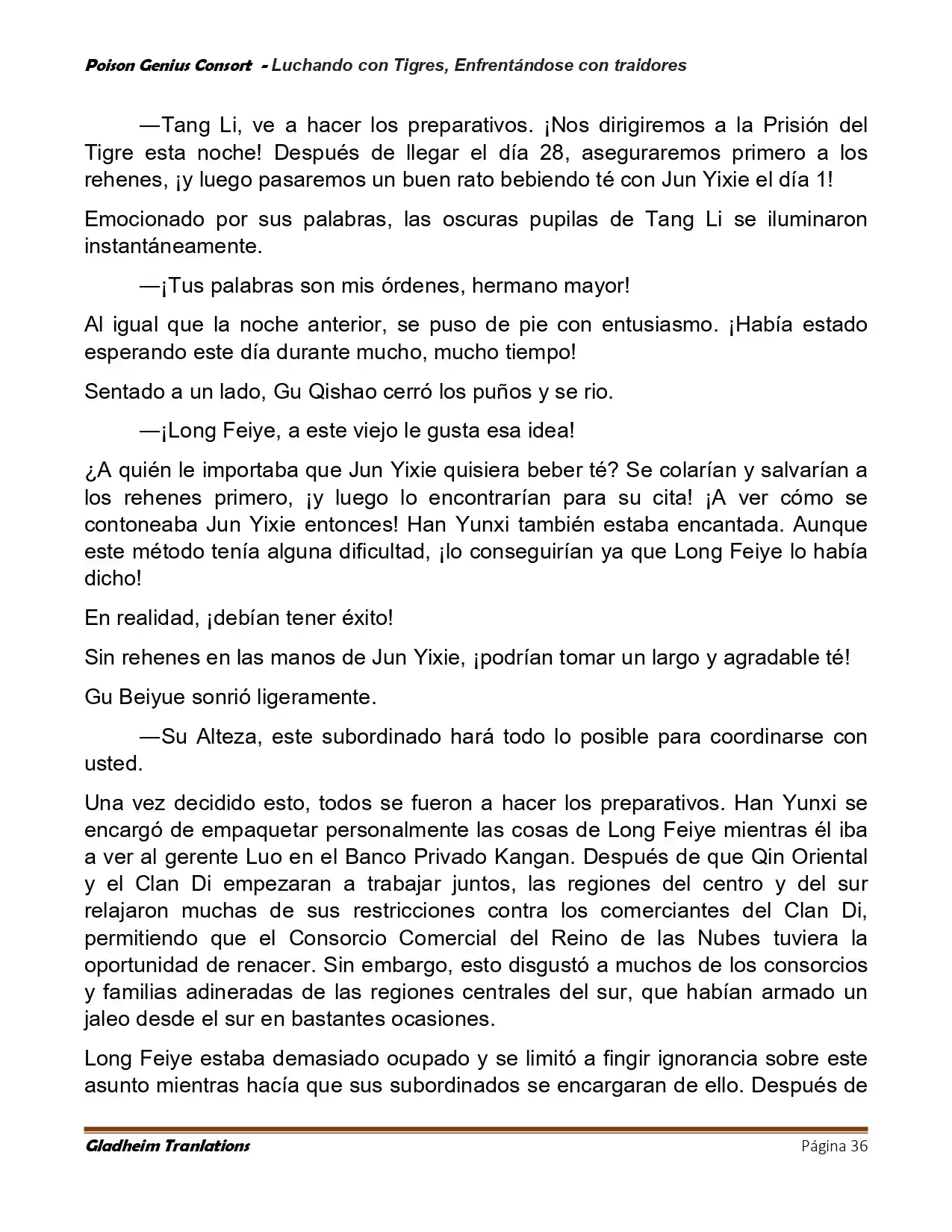 Poison Genious Consort (Novela) - Capítulo 421 - Página 36 - LectorTMOo