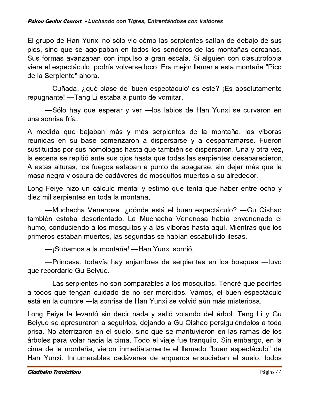 Poison Genious Consort (Novela) - Capítulo 421 - Página 44 - LectorTMOo