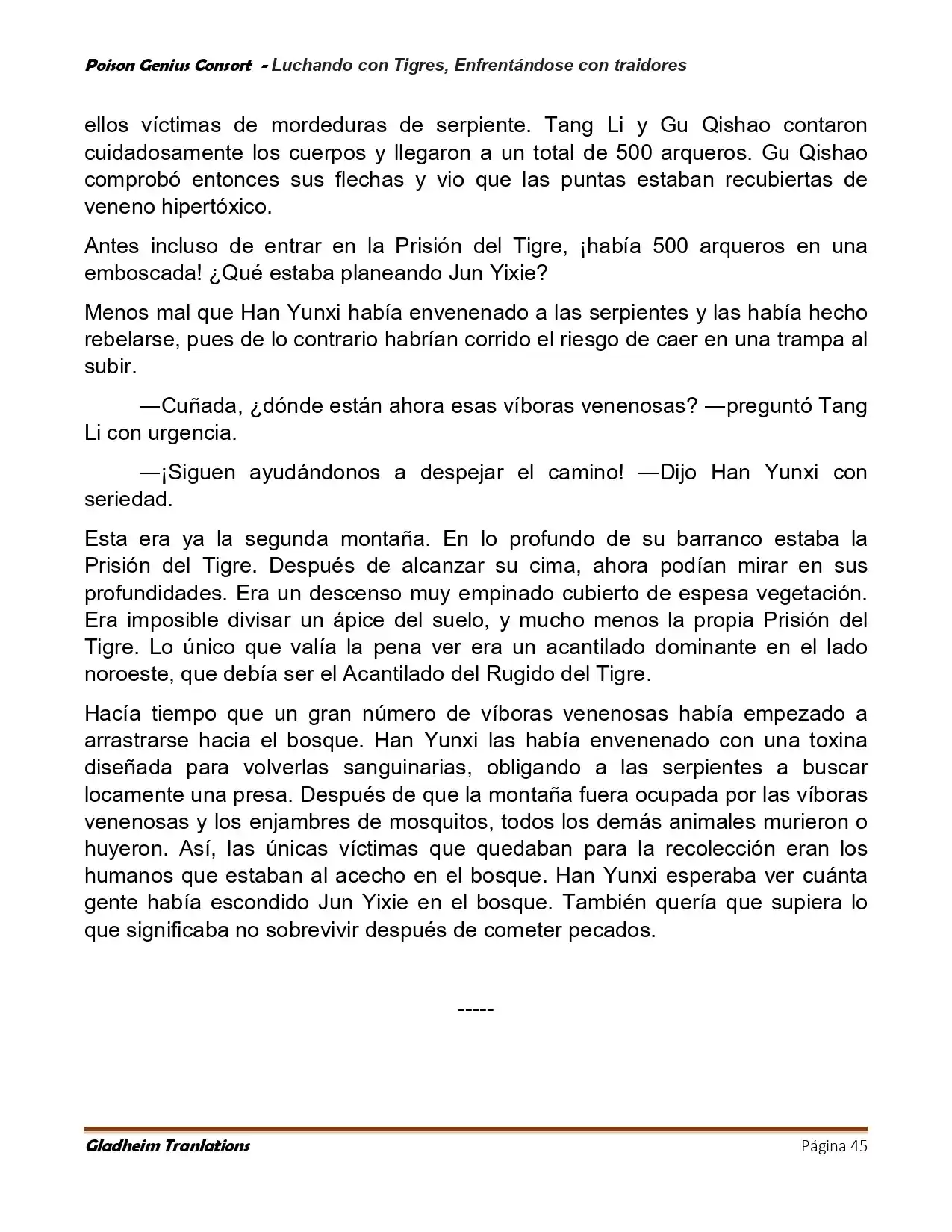 Poison Genious Consort (Novela) - Capítulo 421 - Página 45 - LectorTMOo