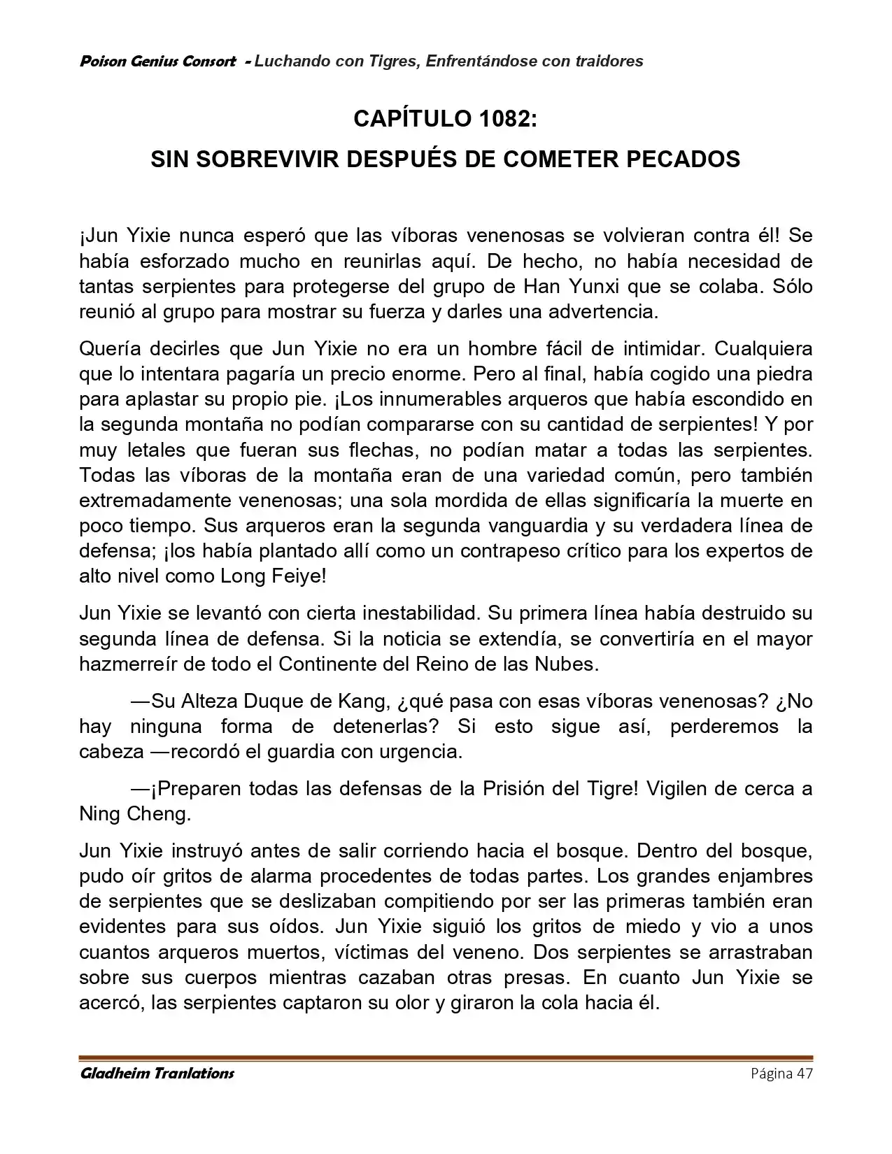 Poison Genious Consort (Novela) - Capítulo 421 - Página 47 - LectorTMOo