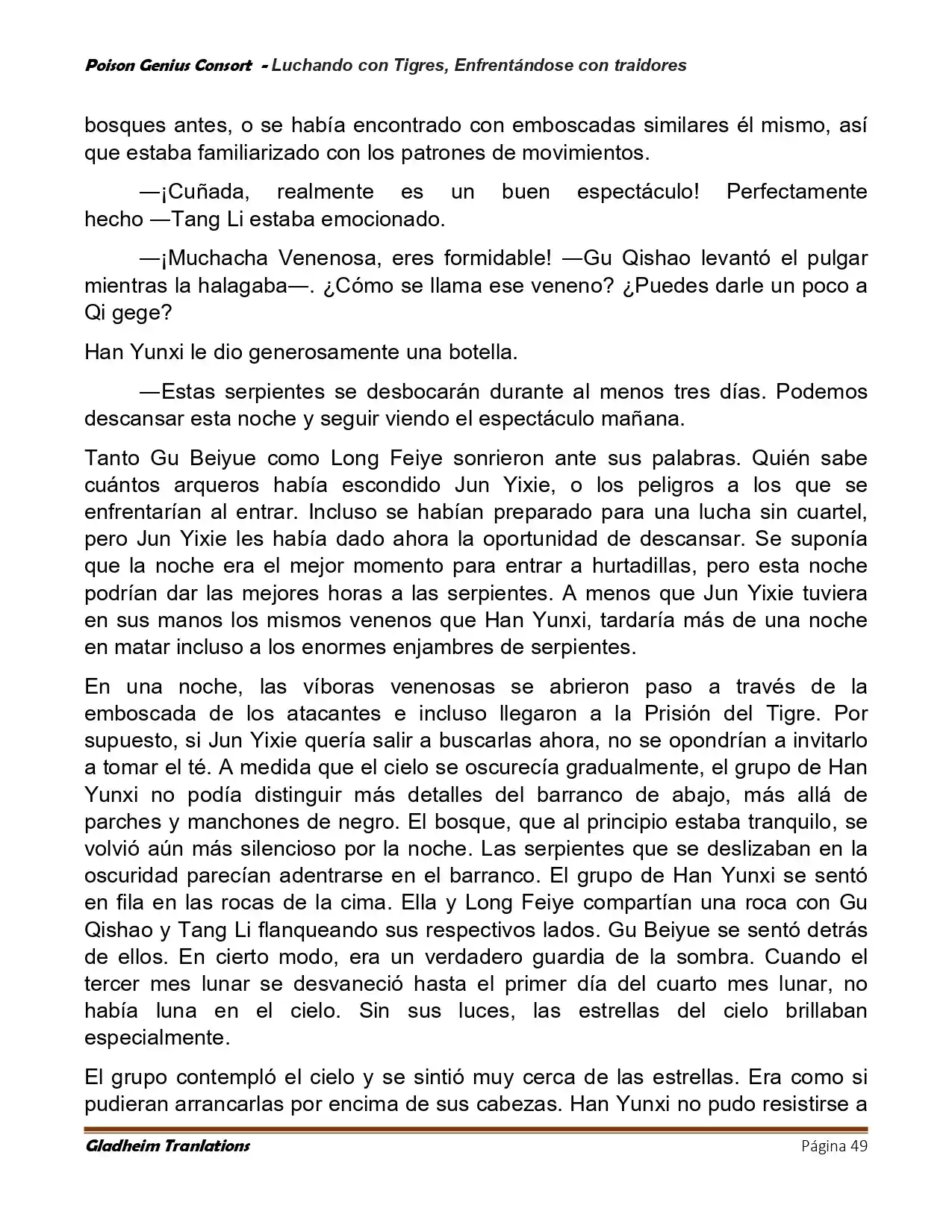 Poison Genious Consort (Novela) - Capítulo 421 - Página 49 - LectorTMOo