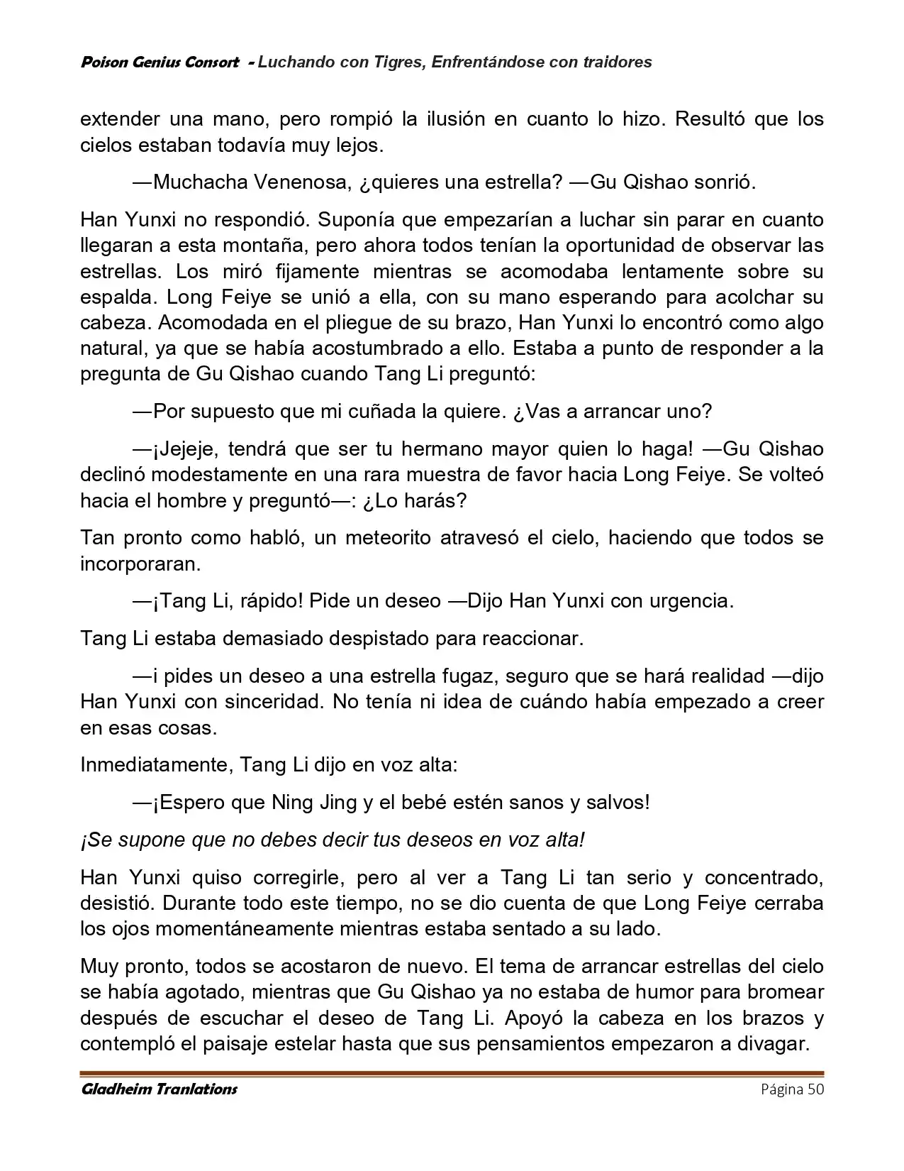 Poison Genious Consort (Novela) - Capítulo 421 - Página 50 - LectorTMOo