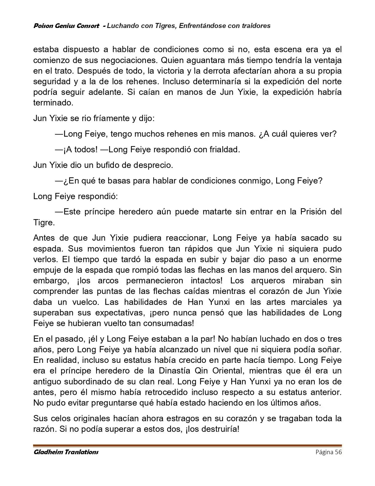 Poison Genious Consort (Novela) - Capítulo 421 - Página 56 - LectorTMOo