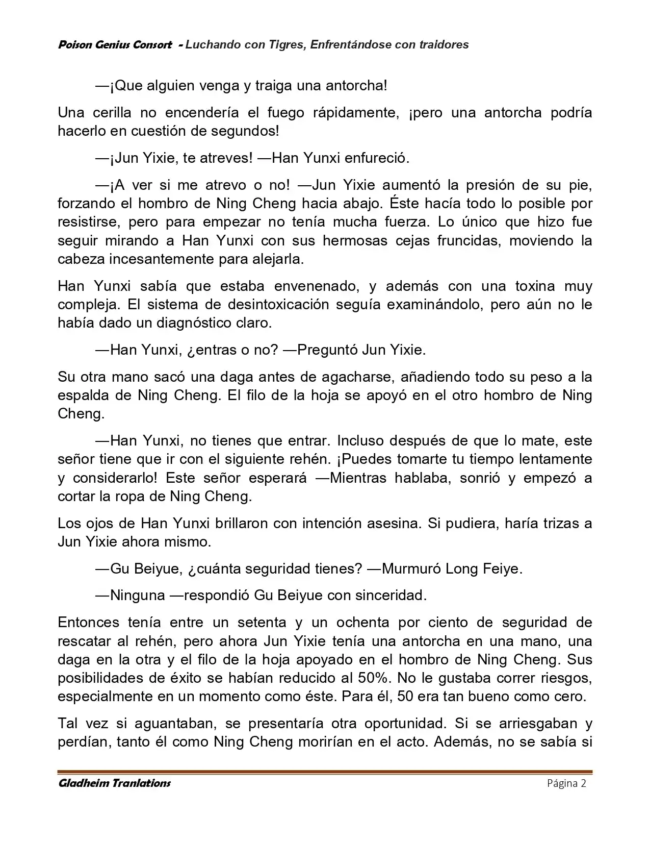 Poison Genious Consort (Novela) - Capítulo 422 - Página 2 - LectorTMOo
