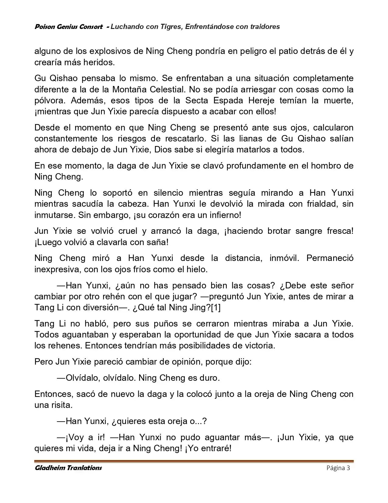Poison Genious Consort (Novela) - Capítulo 422 - Página 3 - LectorTMOo