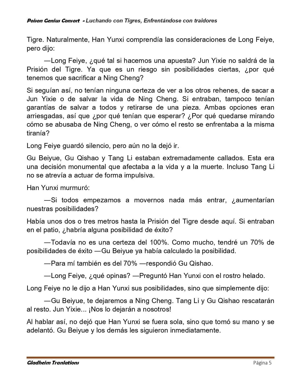 Poison Genious Consort (Novela) - Capítulo 422 - Página 5 - LectorTMOo