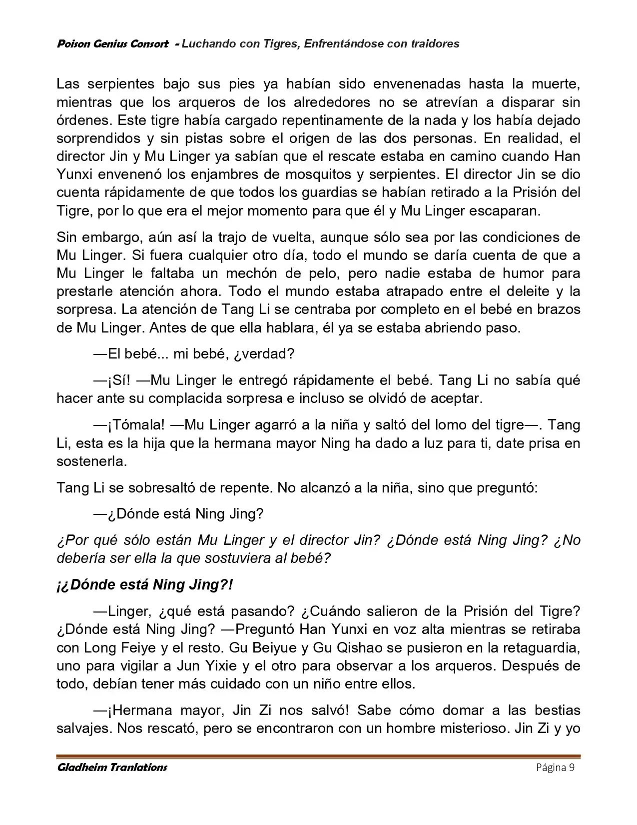 Poison Genious Consort (Novela) - Capítulo 422 - Página 9 - LectorTMOo