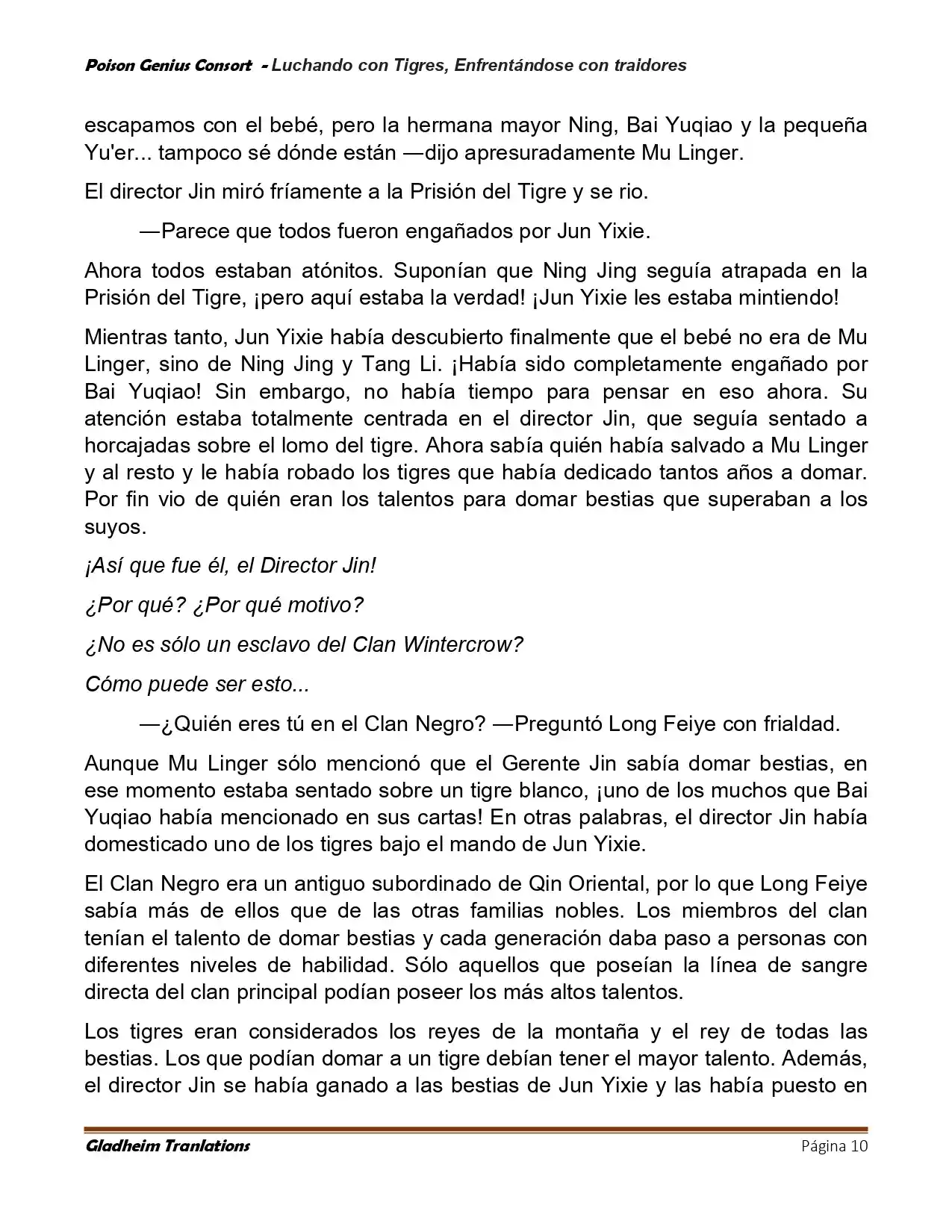 Poison Genious Consort (Novela) - Capítulo 422 - Página 10 - LectorTMOo