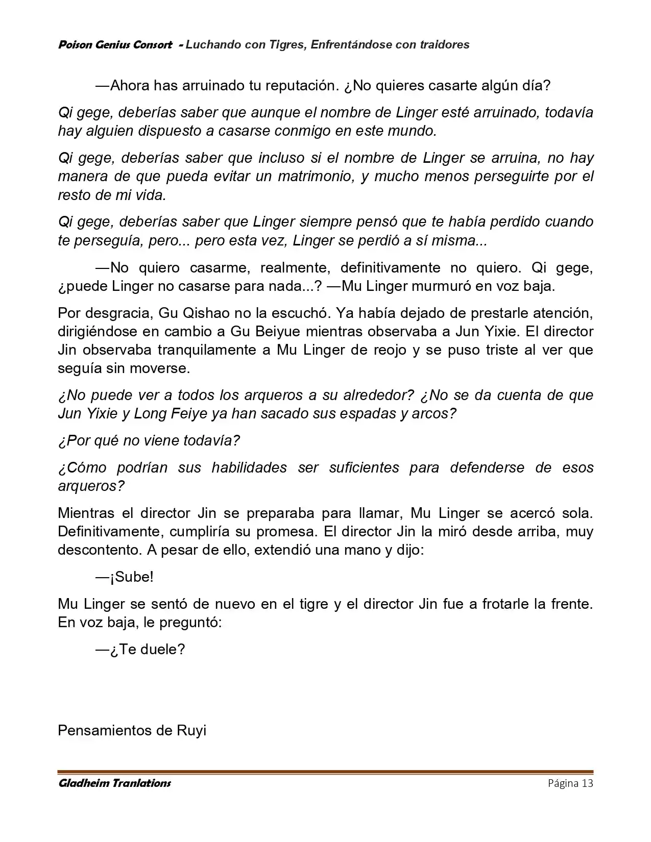 Poison Genious Consort (Novela) - Capítulo 422 - Página 13 - LectorTMOo