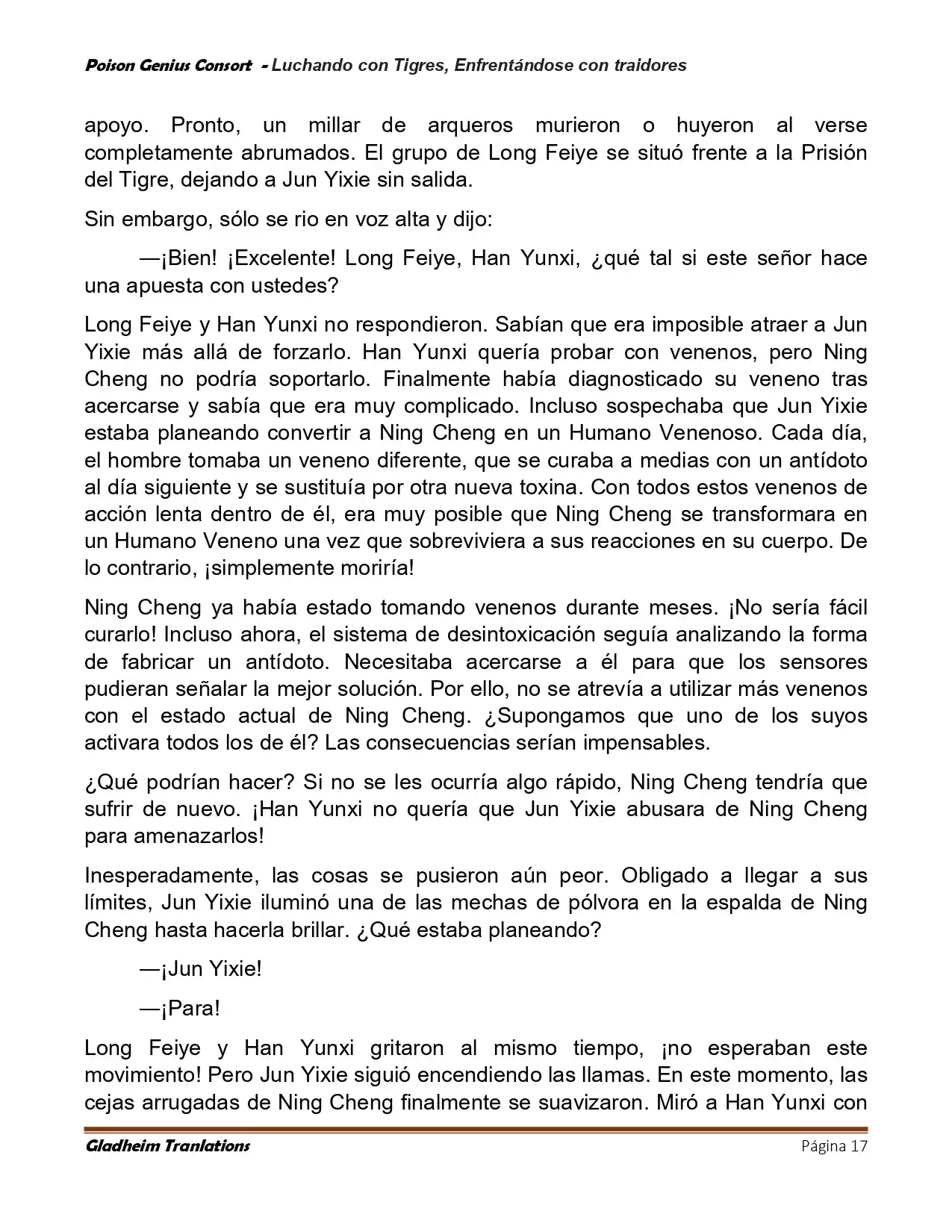Poison Genious Consort (Novela) - Capítulo 422 - Página 17 - LectorTMOo
