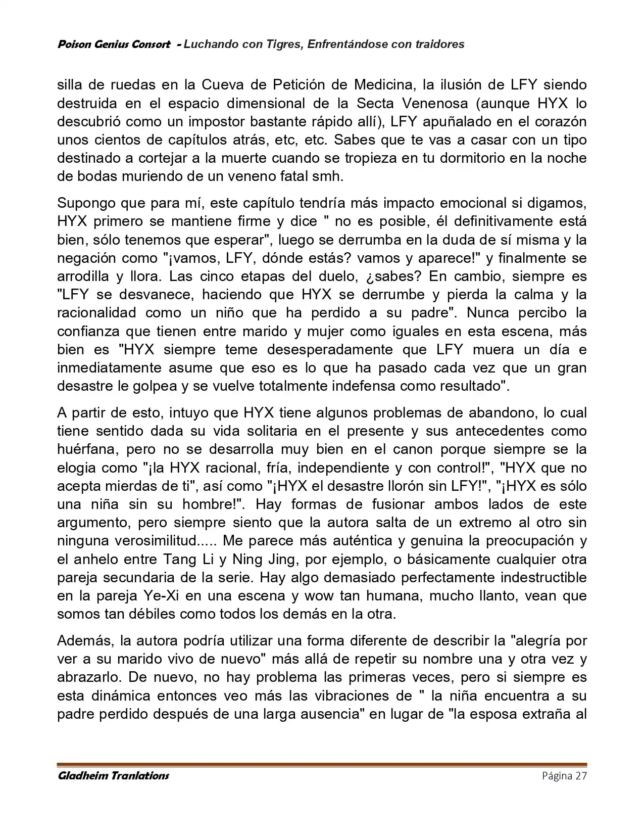 Poison Genious Consort (Novela) - Capítulo 422 - Página 27 - LectorTMOo