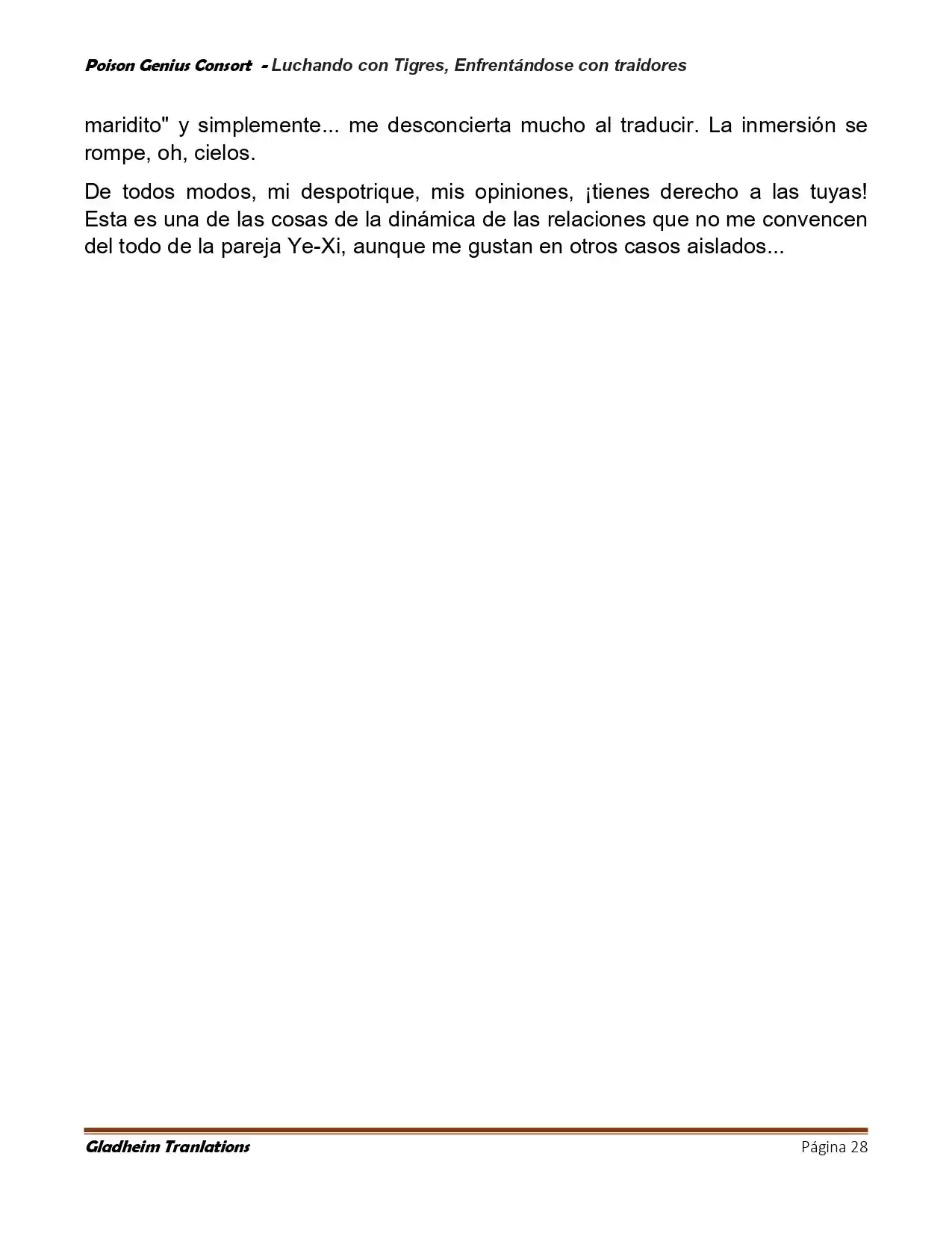 Poison Genious Consort (Novela) - Capítulo 422 - Página 28 - LectorTMOo