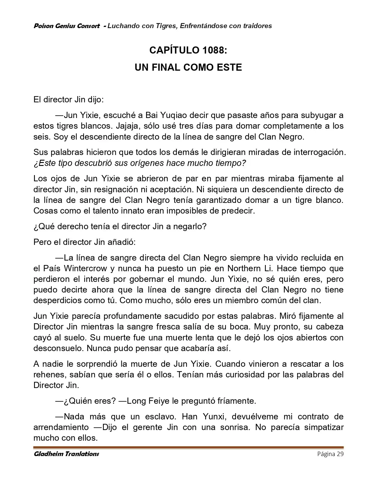 Poison Genious Consort (Novela) - Capítulo 422 - Página 29 - LectorTMOo