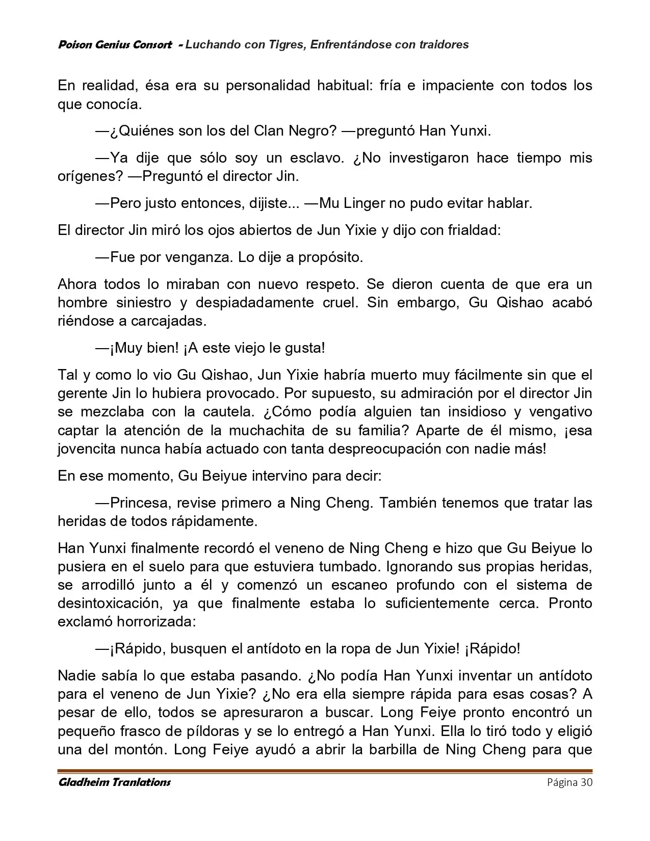 Poison Genious Consort (Novela) - Capítulo 422 - Página 30 - LectorTMOo
