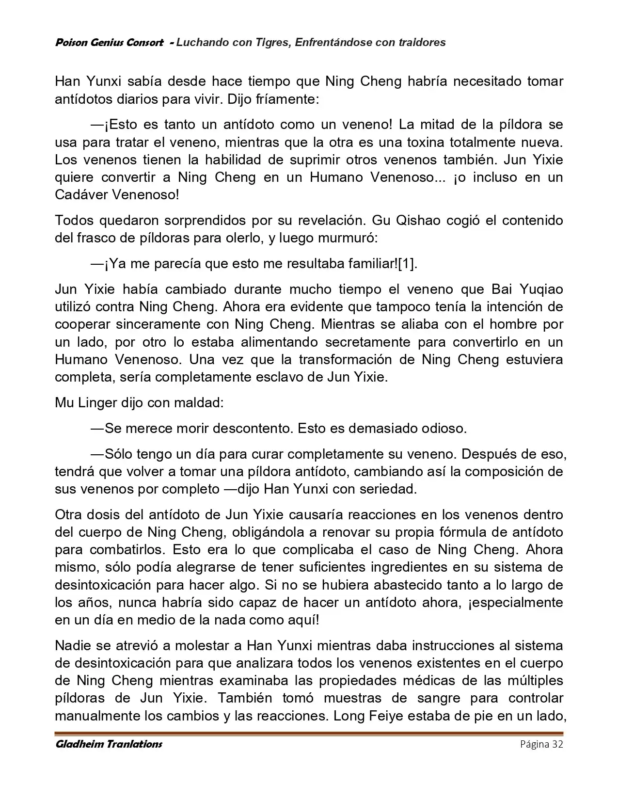 Poison Genious Consort (Novela) - Capítulo 422 - Página 32 - LectorTMOo