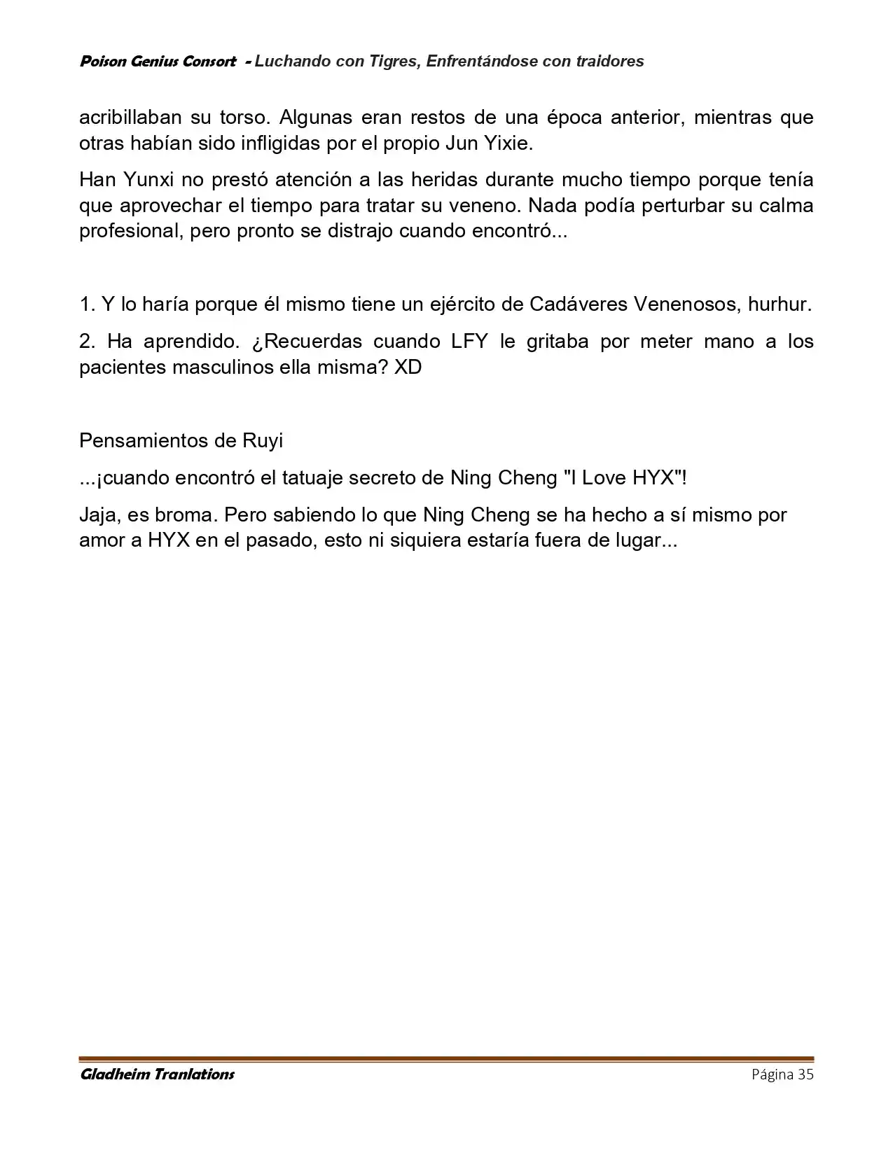 Poison Genious Consort (Novela) - Capítulo 422 - Página 35 - LectorTMOo