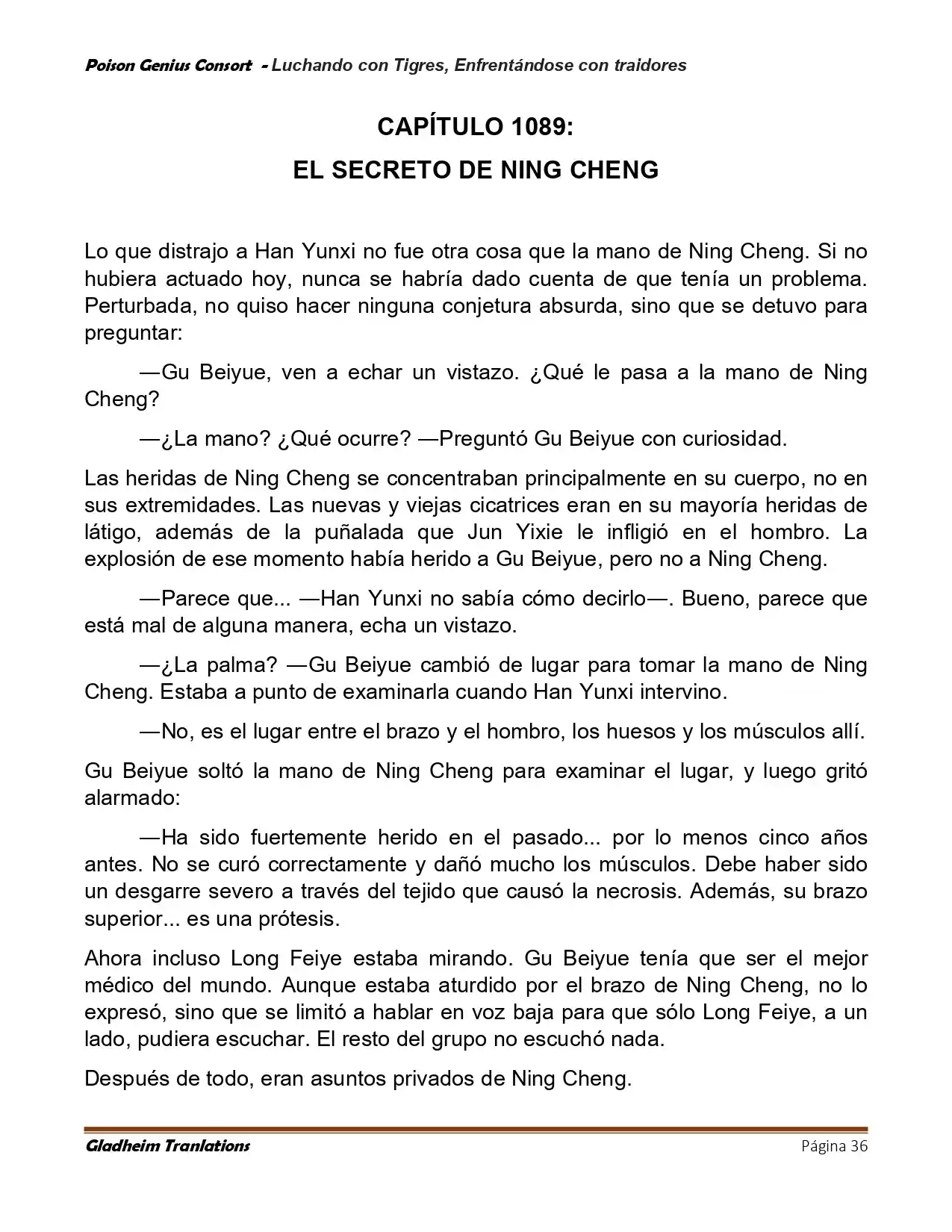 Poison Genious Consort (Novela) - Capítulo 422 - Página 36 - LectorTMOo
