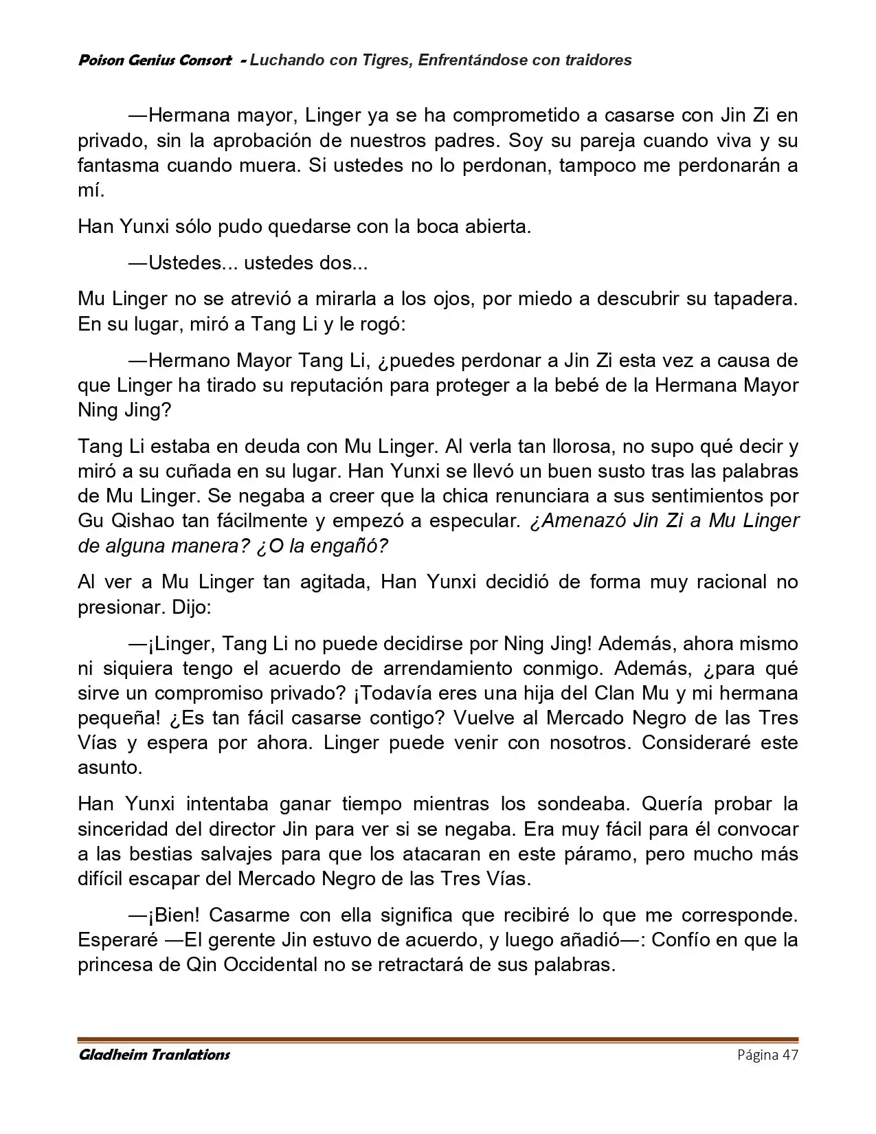 Poison Genious Consort (Novela) - Capítulo 422 - Página 47 - LectorTMOo