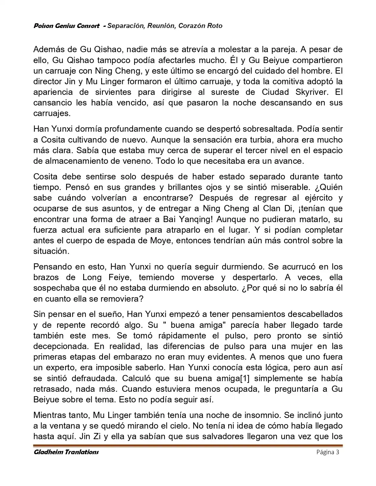 Poison Genious Consort (Novela) - Capítulo 423 - Página 3 - LectorTMOo